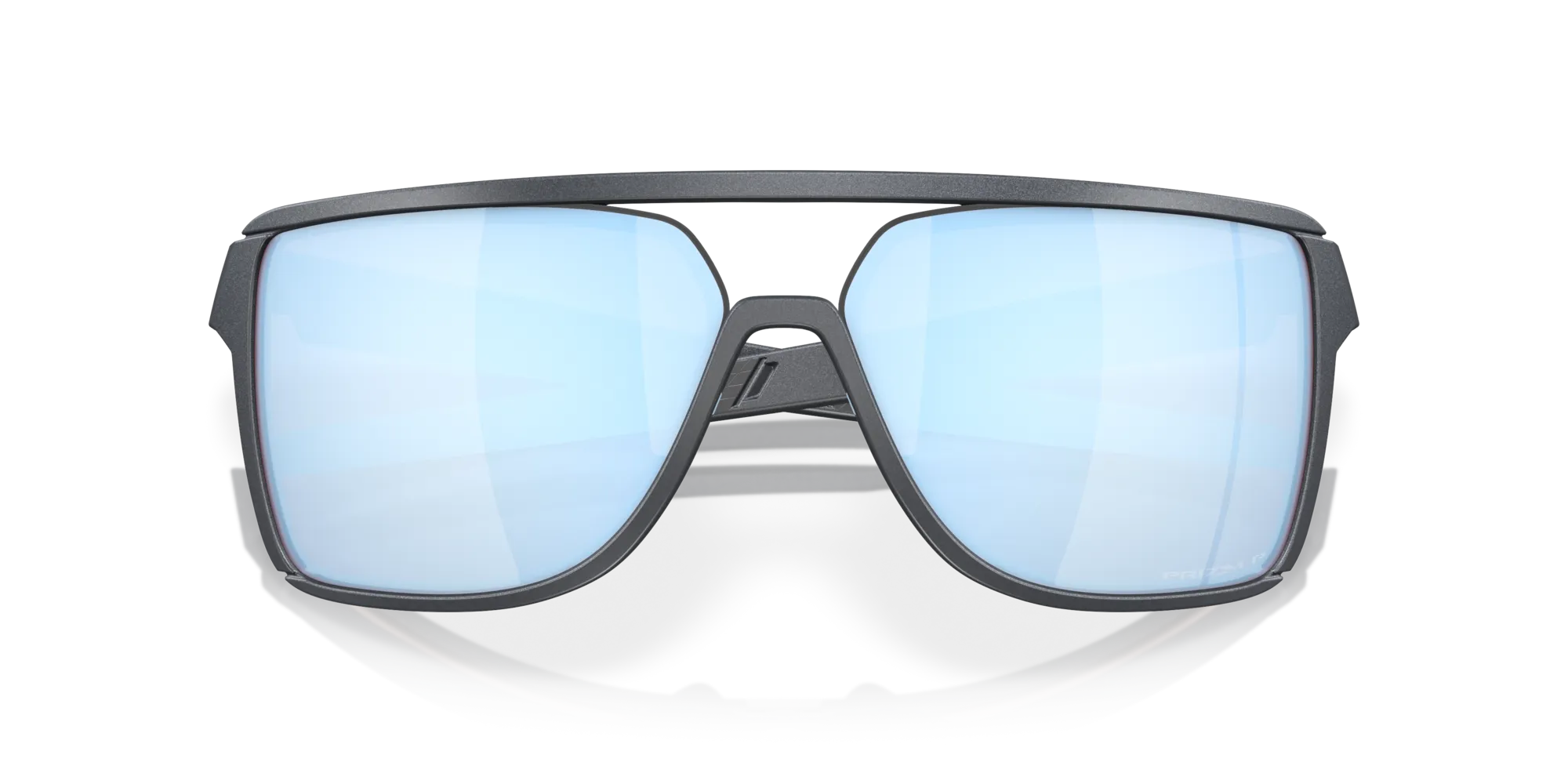 Oakley OO9147 CASTEL 914712 Occhiali da sole O_Matter Grigio Blu Squadrata Polarizzata Prizm - immagine 2