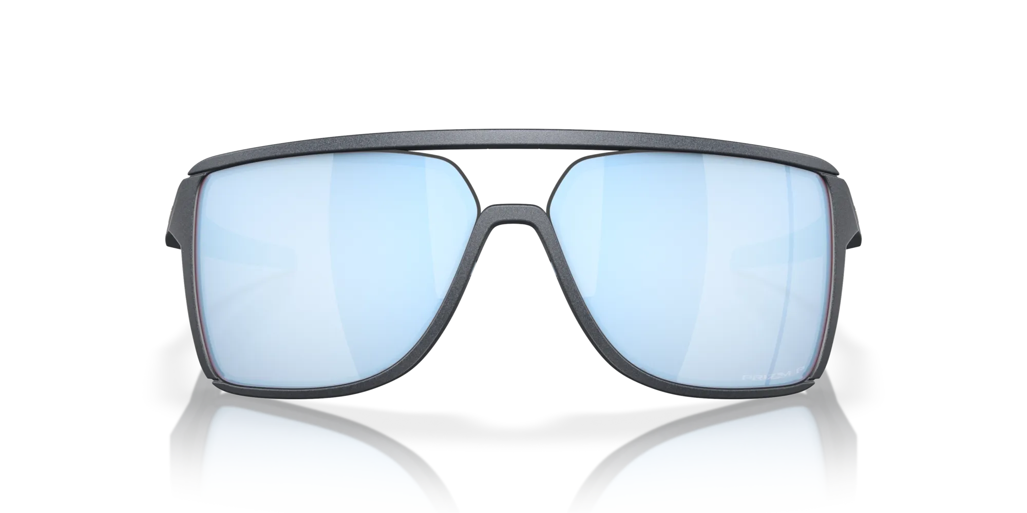 Oakley OO9147 CASTEL 914712 Occhiali da sole O_Matter Grigio Blu Squadrata Polarizzata Prizm - immagine 3