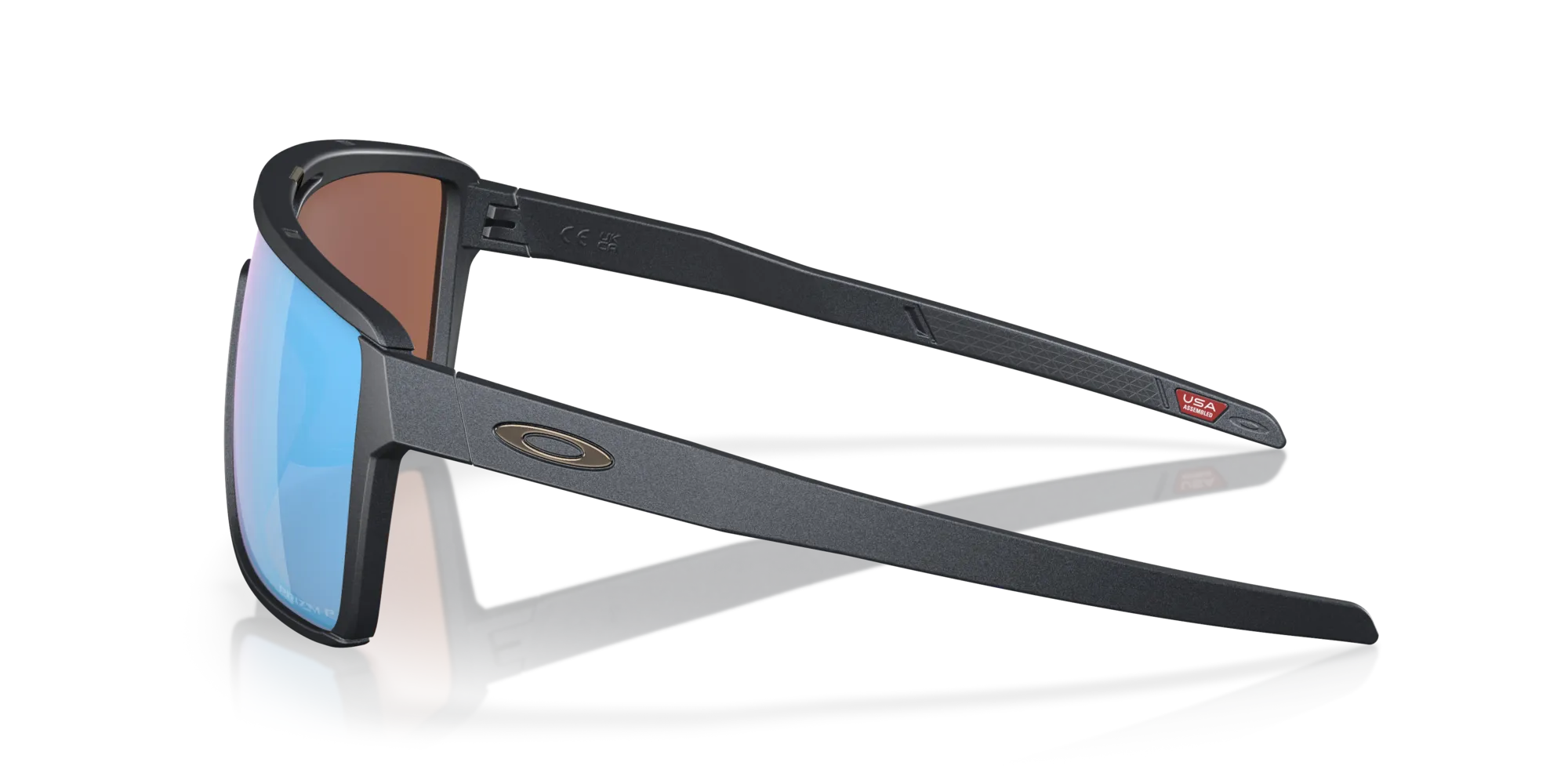 Oakley OO9147 CASTEL 914712 Occhiali da sole O_Matter Grigio Blu Squadrata Polarizzata Prizm - immagine 4