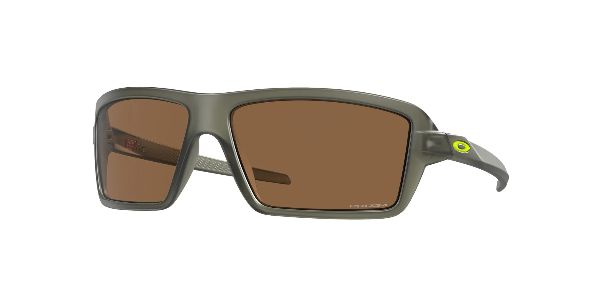 Oakley OO9129 CABLES 912919 Occhiali da sole O_Matter Verde Rame Squadrata Normale Prizm - immagine 1