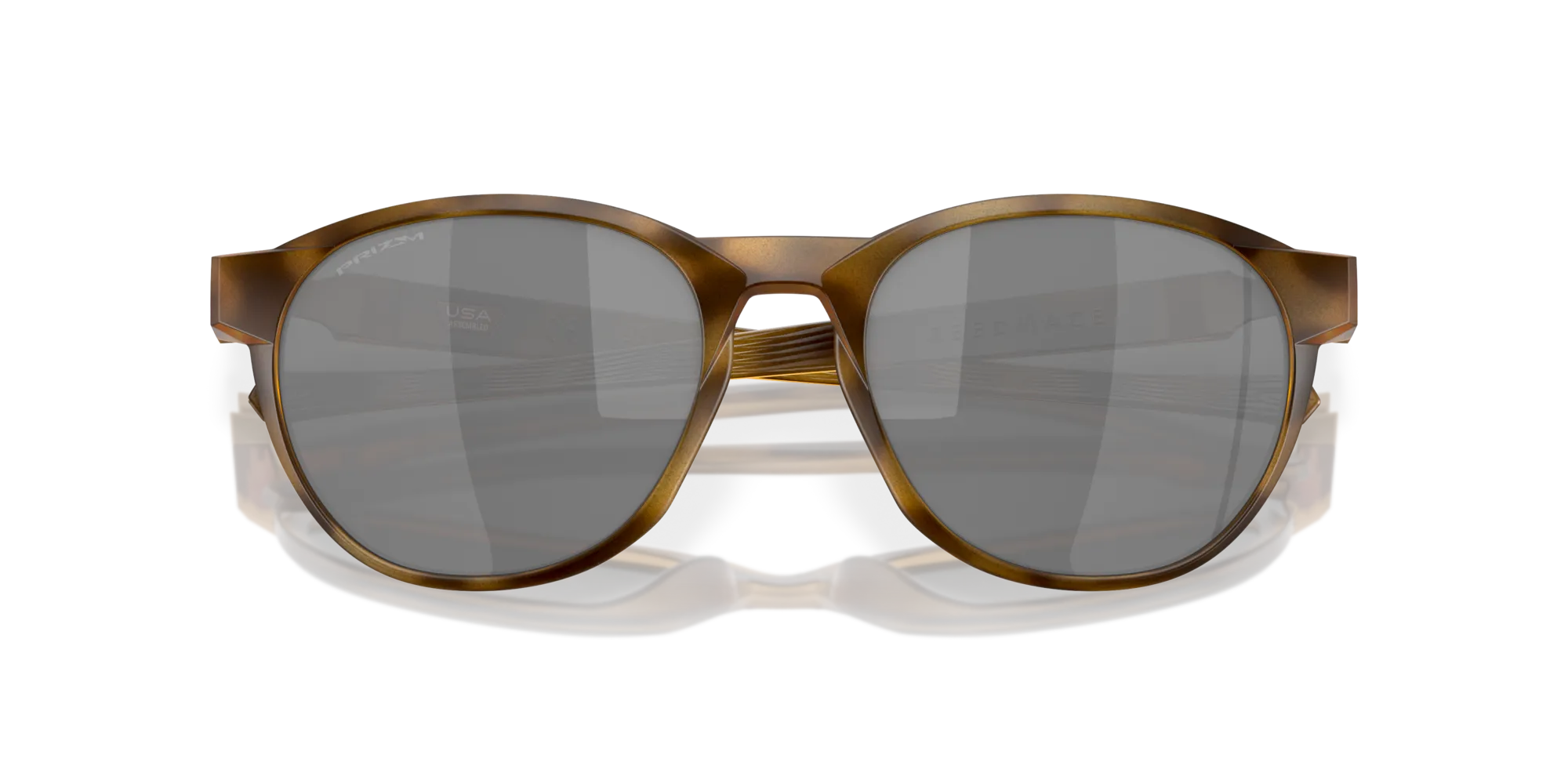 Oakley OO9126 REEDMACE 912611 Occhiali da sole O_Matter Marrone Grigio Rotonda Normale Prizm - immagine 2