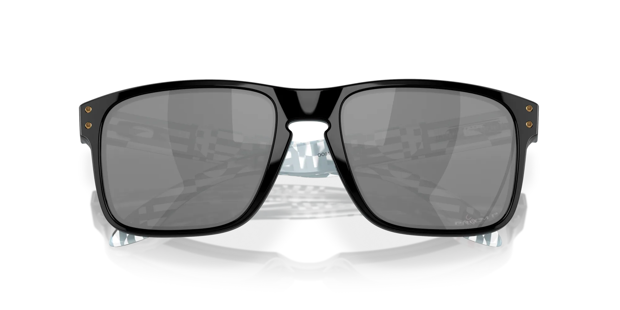 Oakley OO9102 HOLBROOK 9102Y7 Occhiali da sole O_Matter Nero Grigio Squadrata Polarizzata Prizm - immagine 2