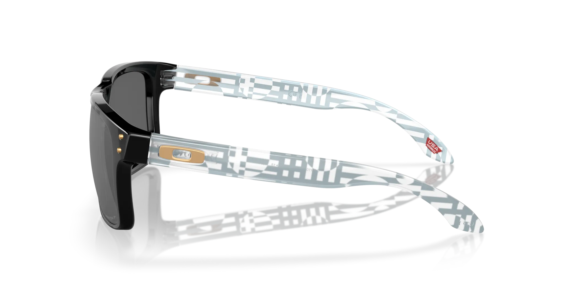 Oakley OO9102 HOLBROOK 9102Y7 Occhiali da sole O_Matter Nero Grigio Squadrata Polarizzata Prizm - immagine 4