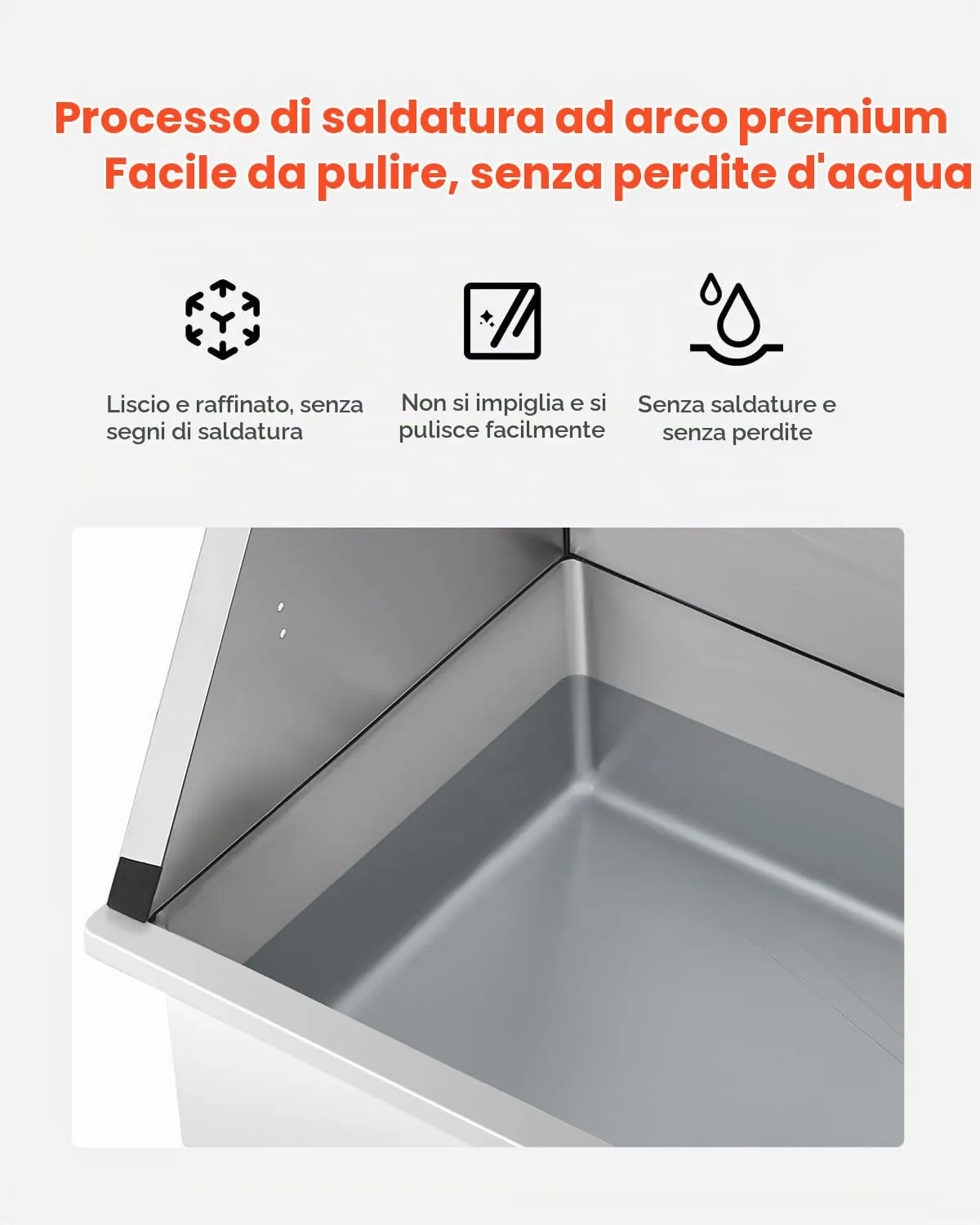 VEVOR Stazione di Lavaggio per Cani in Acciaio Inox, Vasca per Toelettatura per Animali Domestici da 86,36 cm con Rubinetto e Soffione Doccia e Palline da Gioco, per Cani per più Animali Domestici - immagine 3