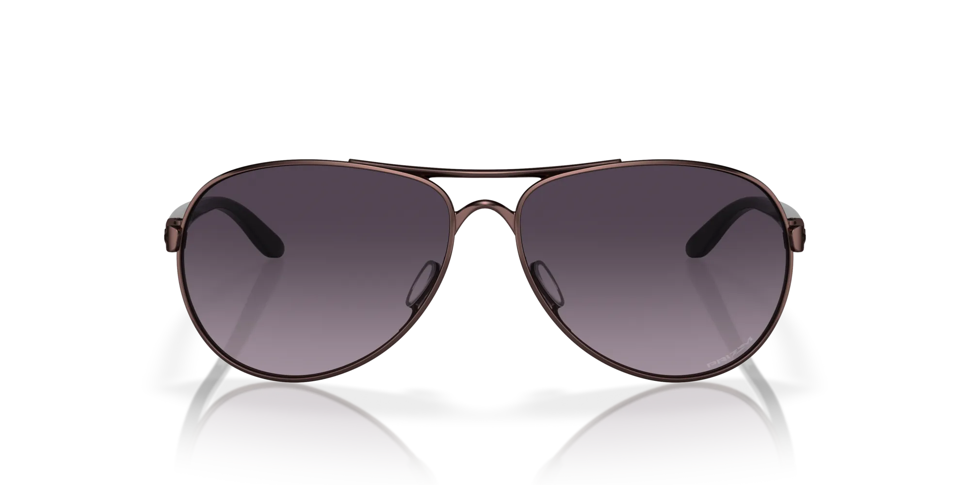Oakley OO4079 FEEDBACK 407948 Occhiali da sole Metallo Rosso Grigio Rotonda Normale Sfumato - immagine 3