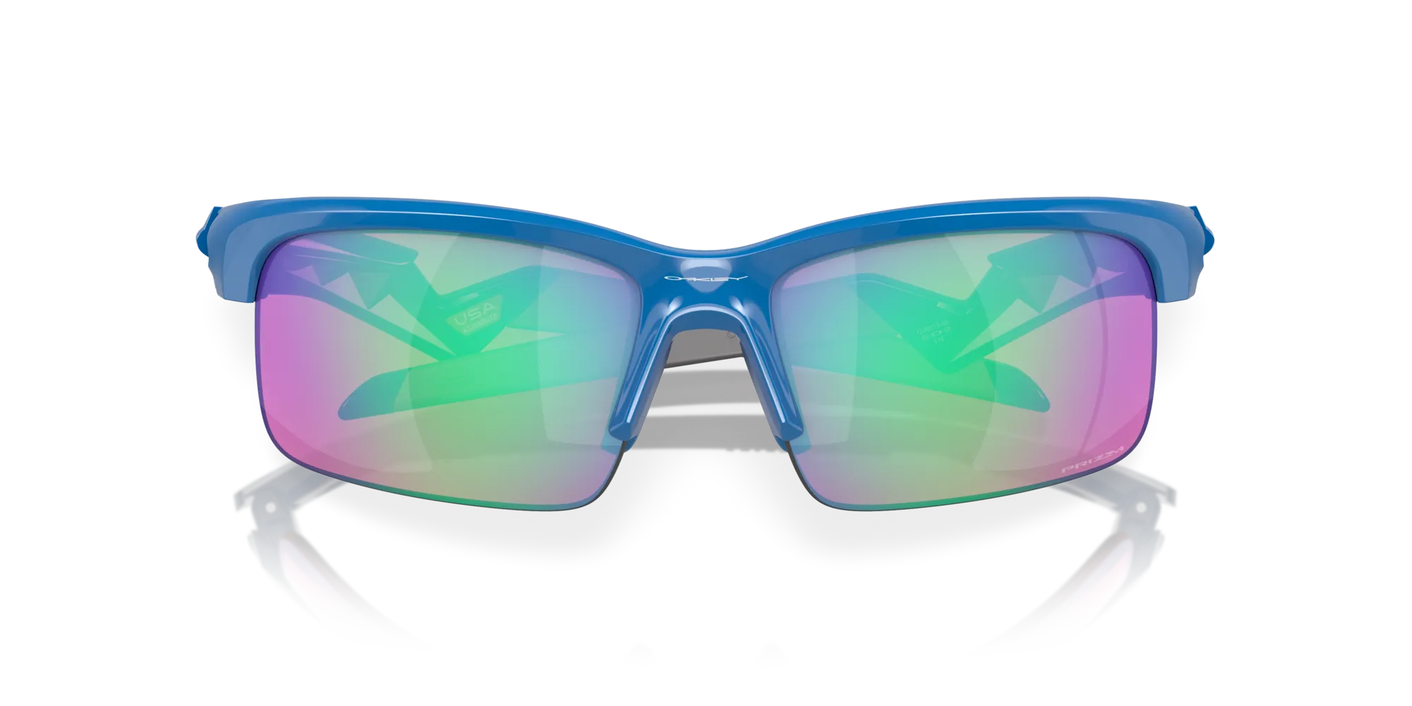 Oakley OJ9013 CAPACITOR 901305 Occhiali da sole bambino O_Matter Blu Viola Squadrata Normale Prizm - immagine 2