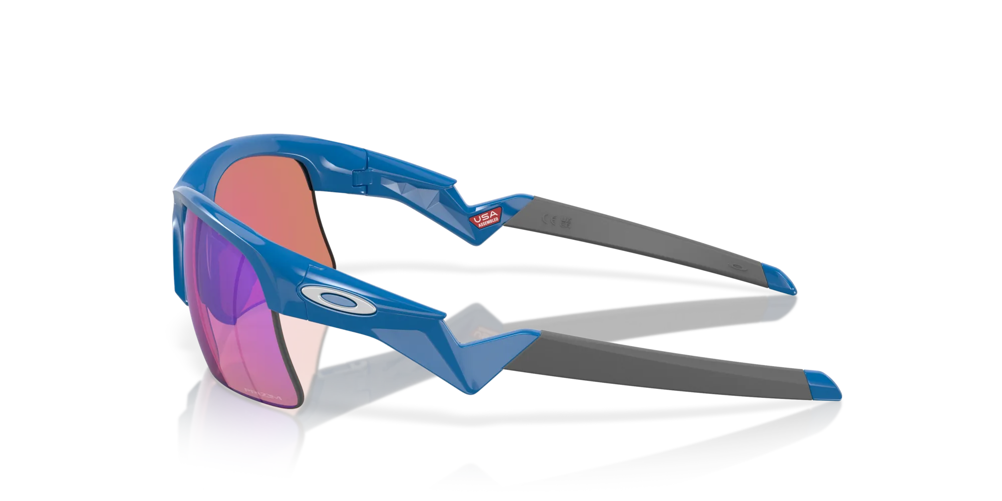 Oakley OJ9013 CAPACITOR 901305 Occhiali da sole bambino O_Matter Blu Viola Squadrata Normale Prizm - immagine 4
