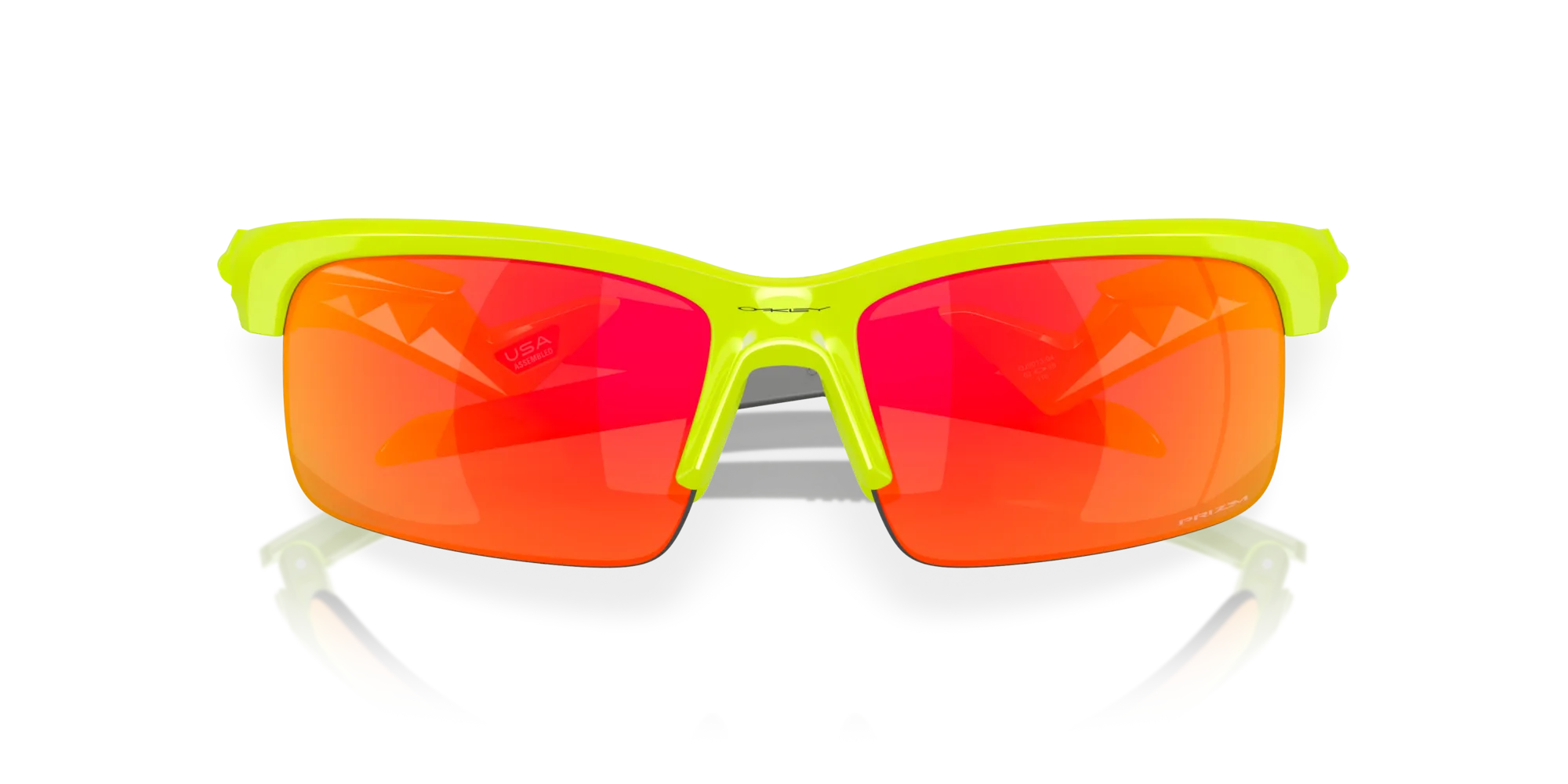 Oakley OJ9013 CAPACITOR 901304 Occhiali da sole bambino O_Matter Giallo Rosso Squadrata Normale Prizm - immagine 2