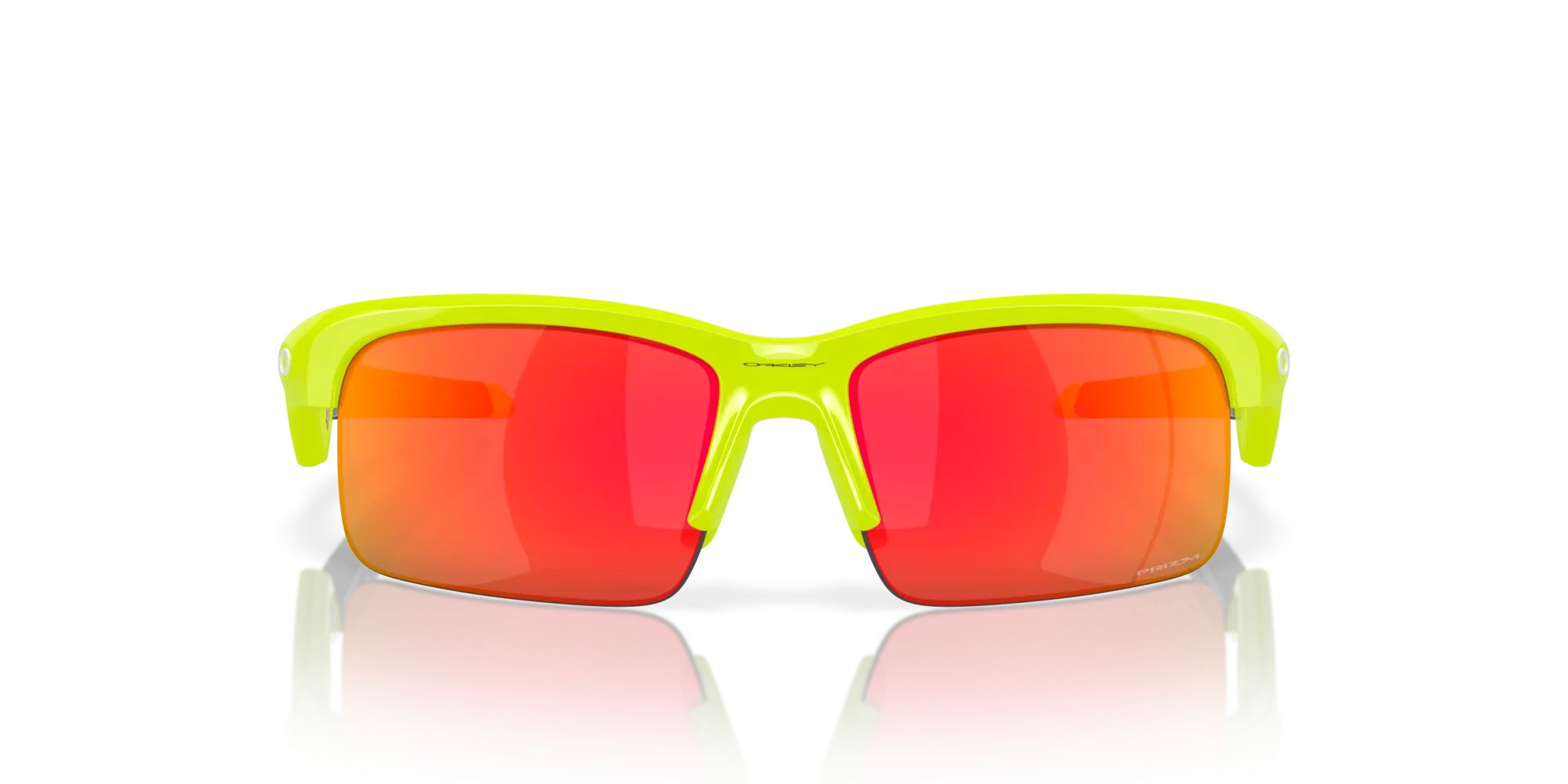 Oakley OJ9013 CAPACITOR 901304 Occhiali da sole bambino O_Matter Giallo Rosso Squadrata Normale Prizm - immagine 3