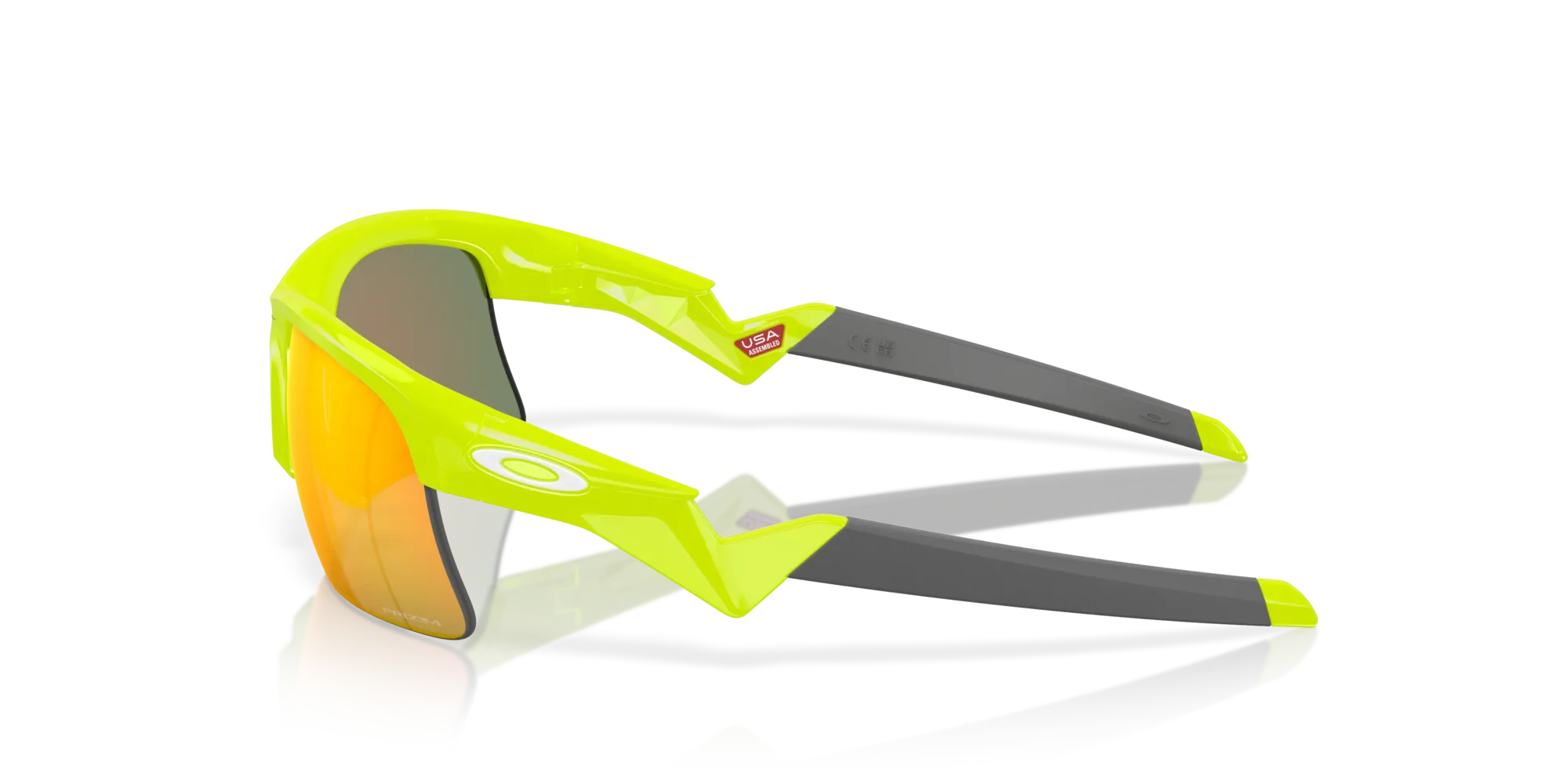 Oakley OJ9013 CAPACITOR 901304 Occhiali da sole bambino O_Matter Giallo Rosso Squadrata Normale Prizm - immagine 4
