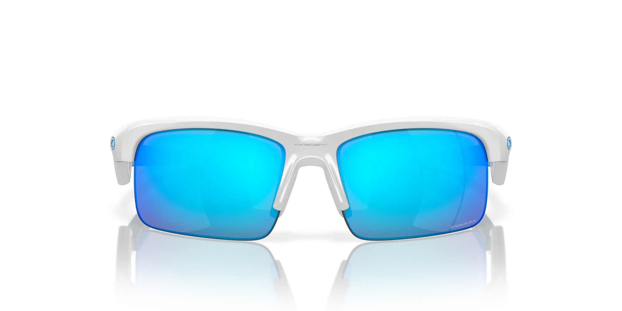 Oakley OJ9013 CAPACITOR 901302 Occhiali da sole bambino O_Matter Bianco Blu Squadrata Normale Prizm - immagine 3