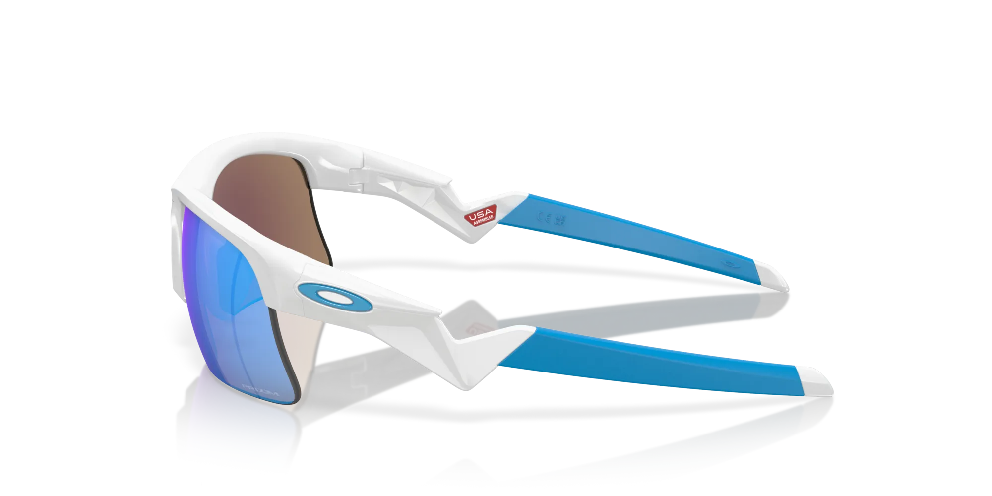 Oakley OJ9013 CAPACITOR 901302 Occhiali da sole bambino O_Matter Bianco Blu Squadrata Normale Prizm - immagine 4