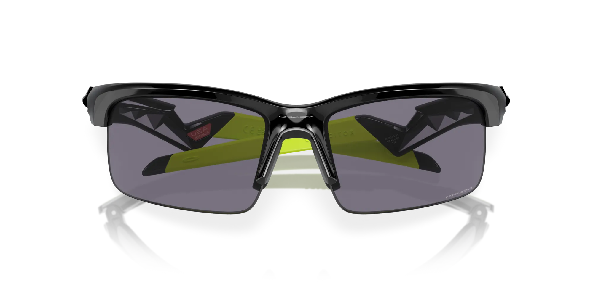 Oakley OJ9013 CAPACITOR 901301 Occhiali da sole bambino O_Matter Nero Grigio Squadrata Normale Prizm - immagine 2