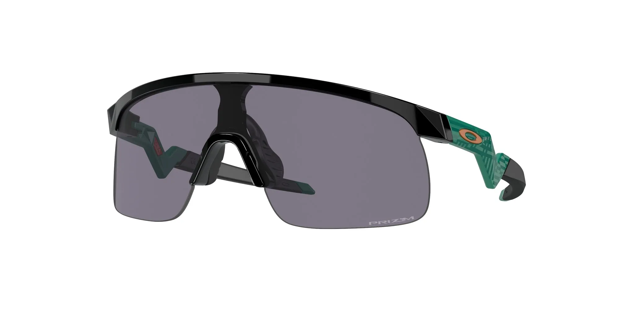 Oakley OJ9010 RESISTOR 901020 Occhiali da sole bambino O_Matter Nero Grigio Maschera Normale Prizm - immagine 1