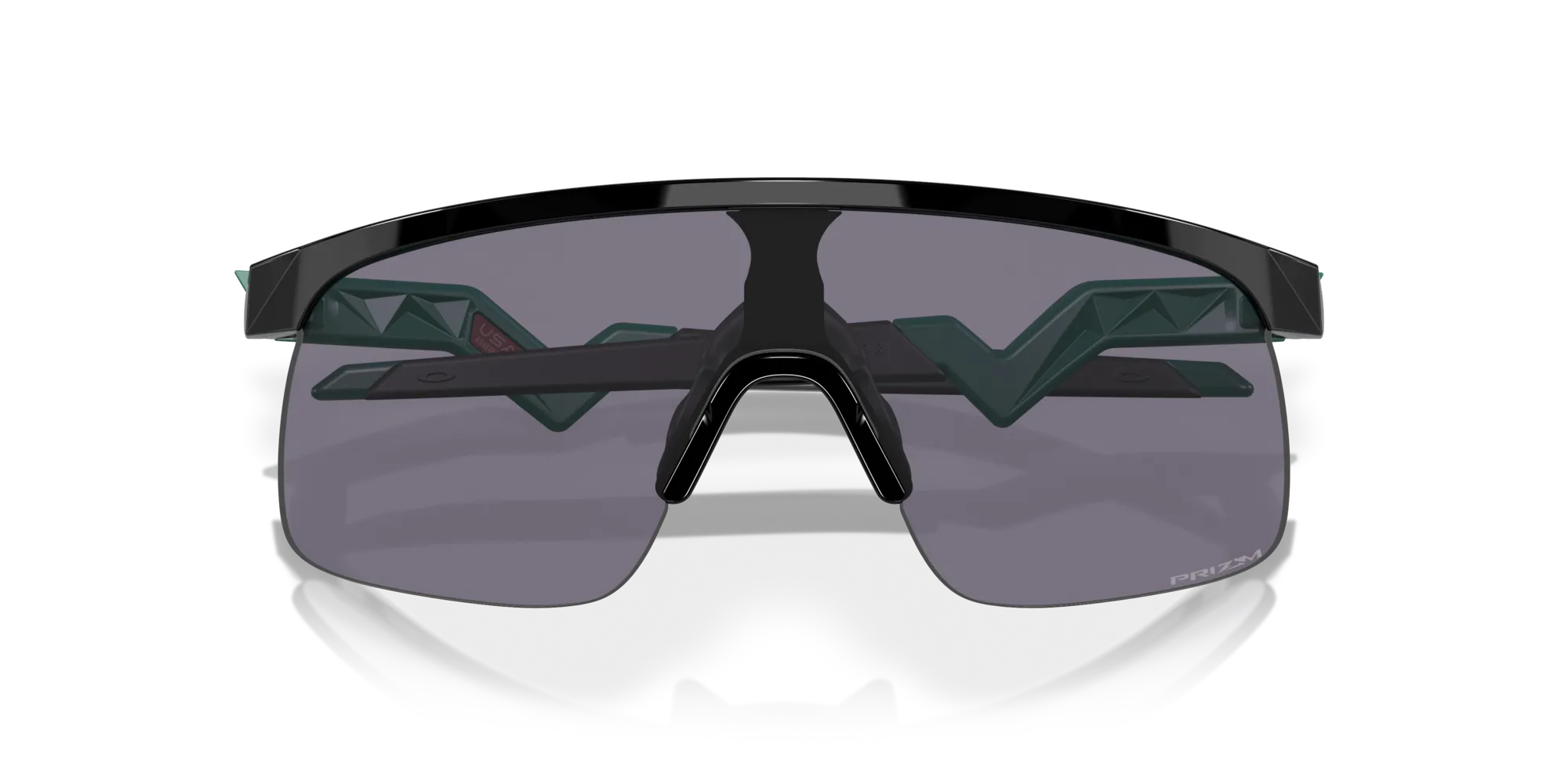 Oakley OJ9010 RESISTOR 901020 Occhiali da sole bambino O_Matter Nero Grigio Maschera Normale Prizm - immagine 2