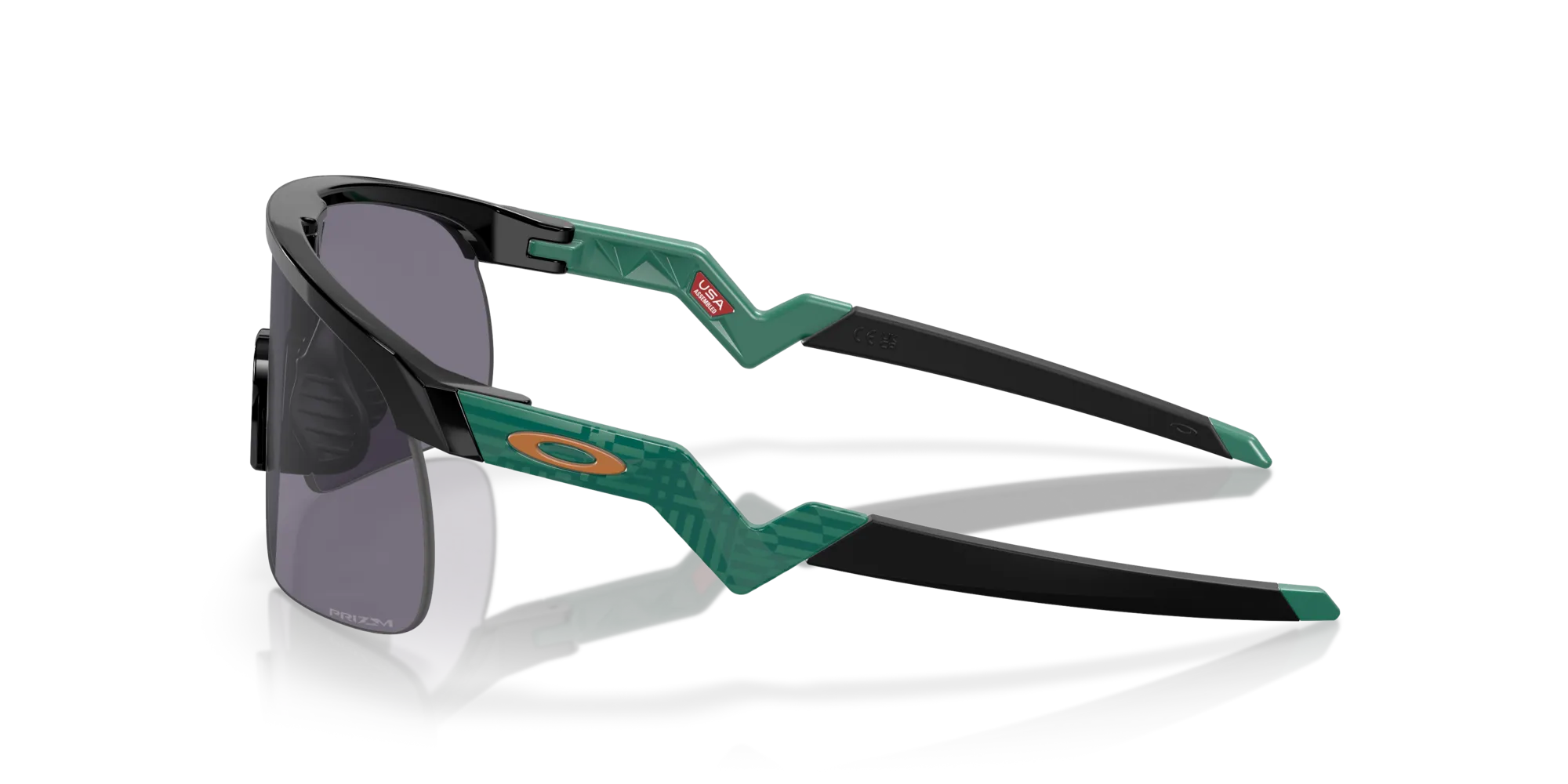 Oakley OJ9010 RESISTOR 901020 Occhiali da sole bambino O_Matter Nero Grigio Maschera Normale Prizm - immagine 4