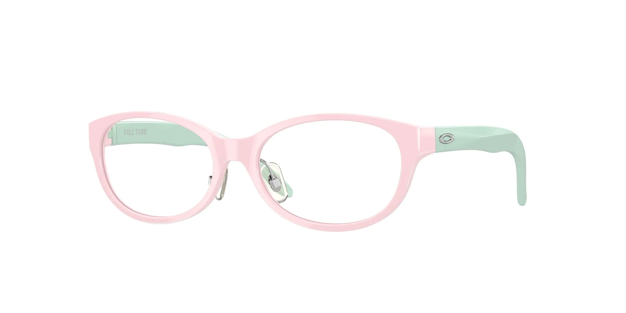Oakley OY8024D FULL TURN 802403 Montature da vista O_Matter Rosa Trasparente Rotonda Normale - immagine 1