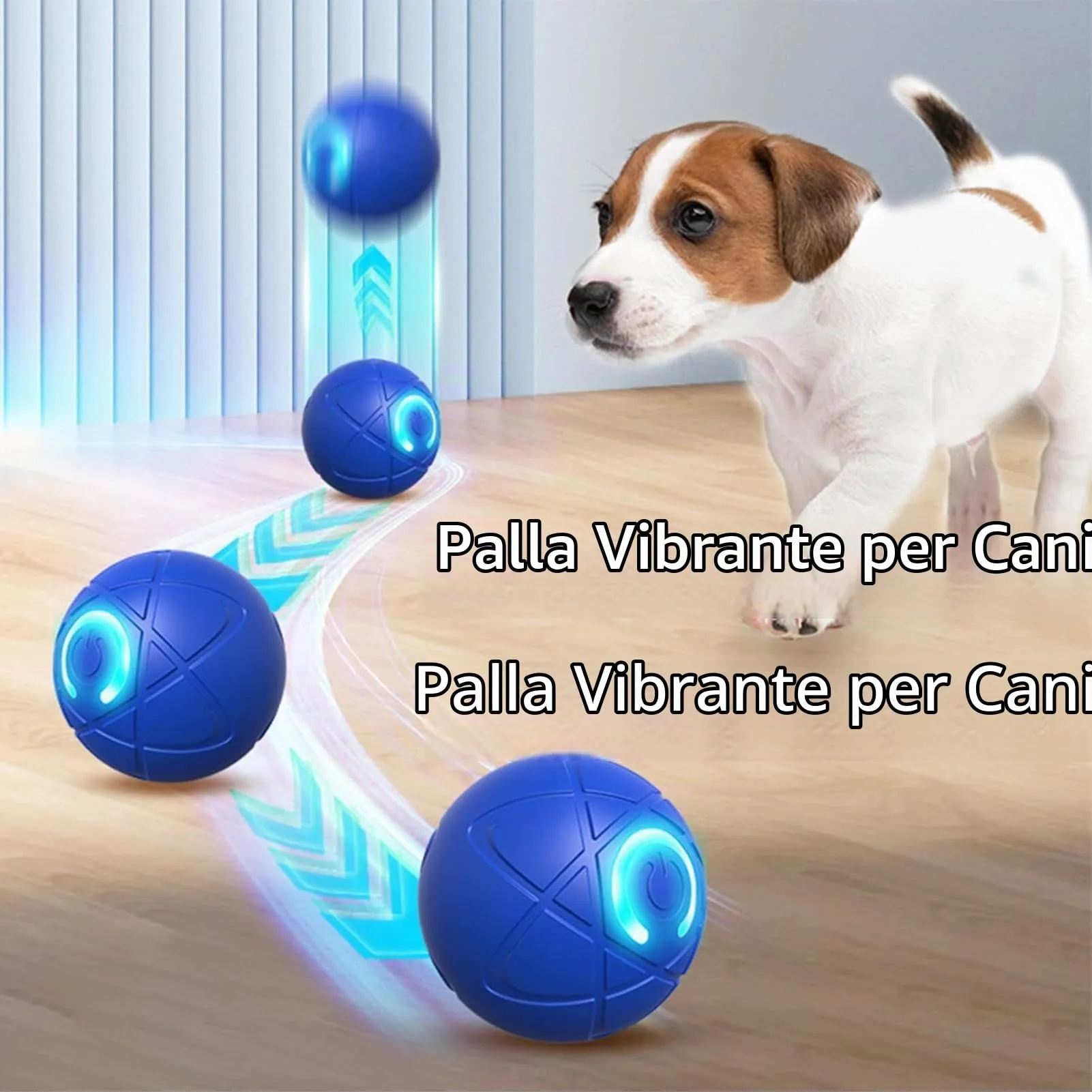 Pallina Cane Che Si Muove Da Sola - Ricaricabile Palla Per Cani Elettrica - immagine 2