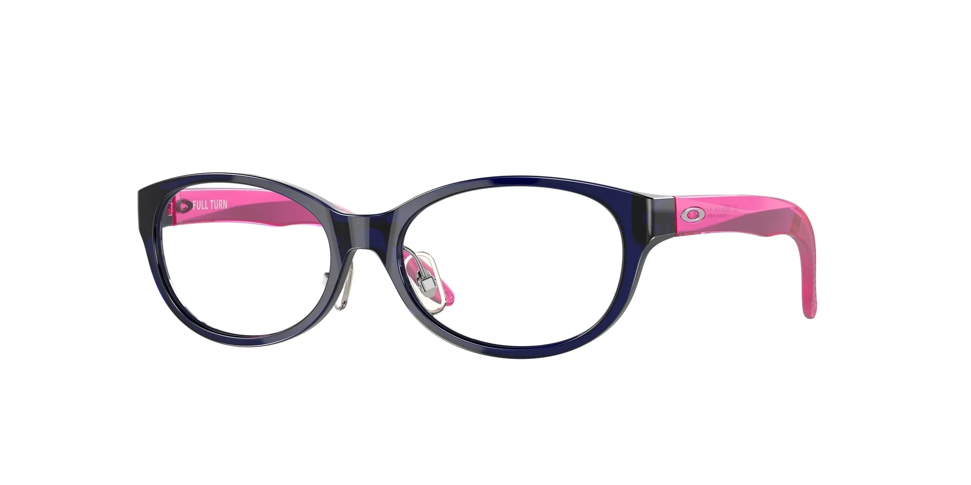 Oakley OY8024D FULL TURN 802402 Montature da vista O_Matter Blu Trasparente Rotonda Normale - immagine 1