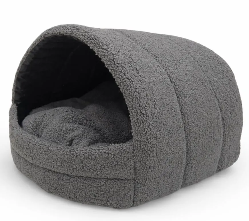 ODOLPLUSZ Cuccia per cani per interni | Cani Casa Gatto | 2 misure confortevoli e lavabili (grigio scuro, M) - immagine 7