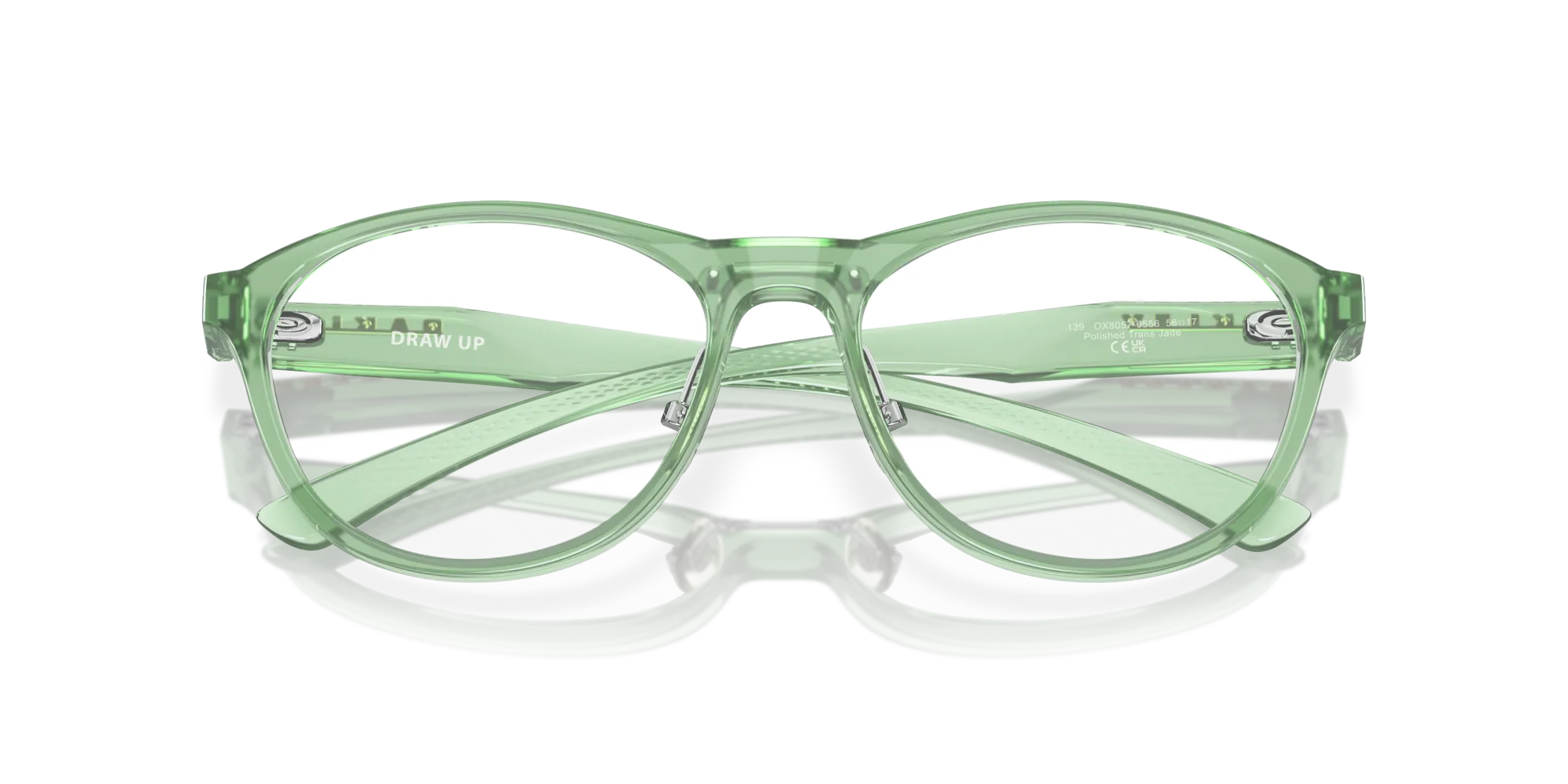 Oakley OX8057 DRAW UP 805705 Montature da vista O_Matter Verde Rotonda Normale - immagine 2