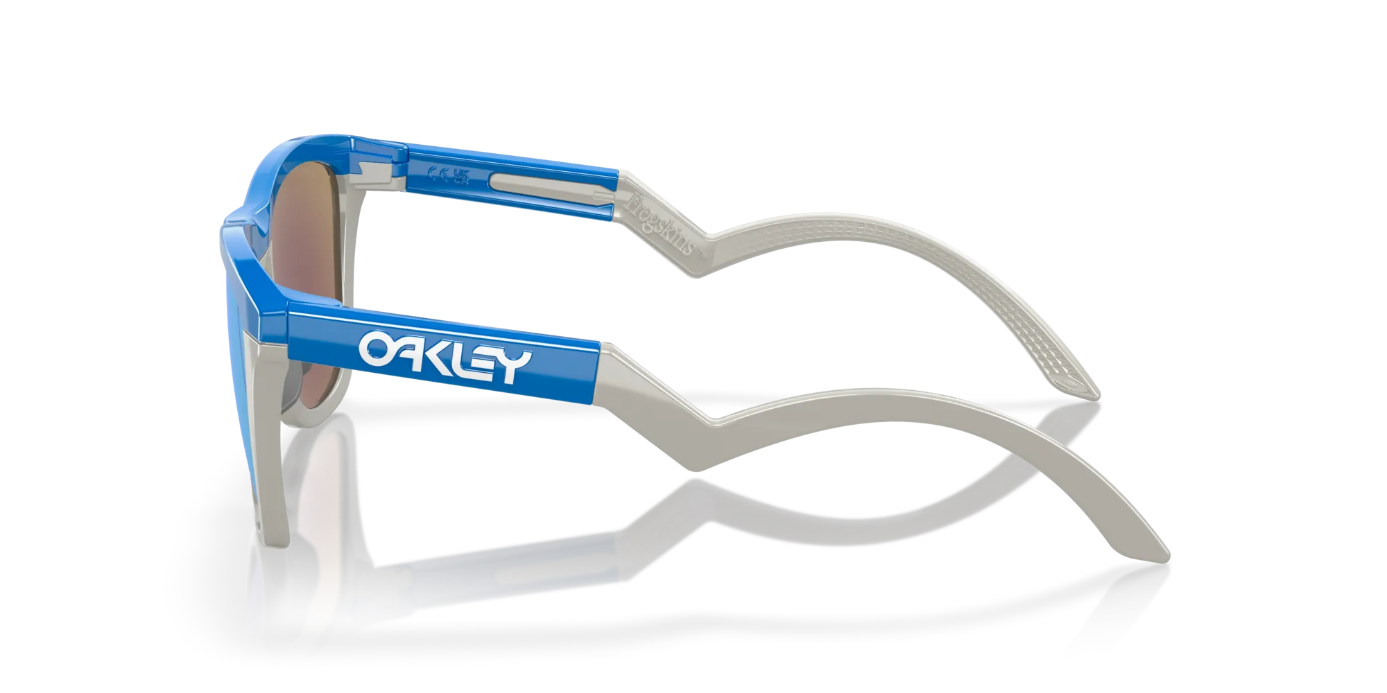 Oakley OO9289 FROGSKINS HYBRID 928903 Occhiali da sole O_Matter Blu Blu Rotonda Normale Prizm - immagine 4