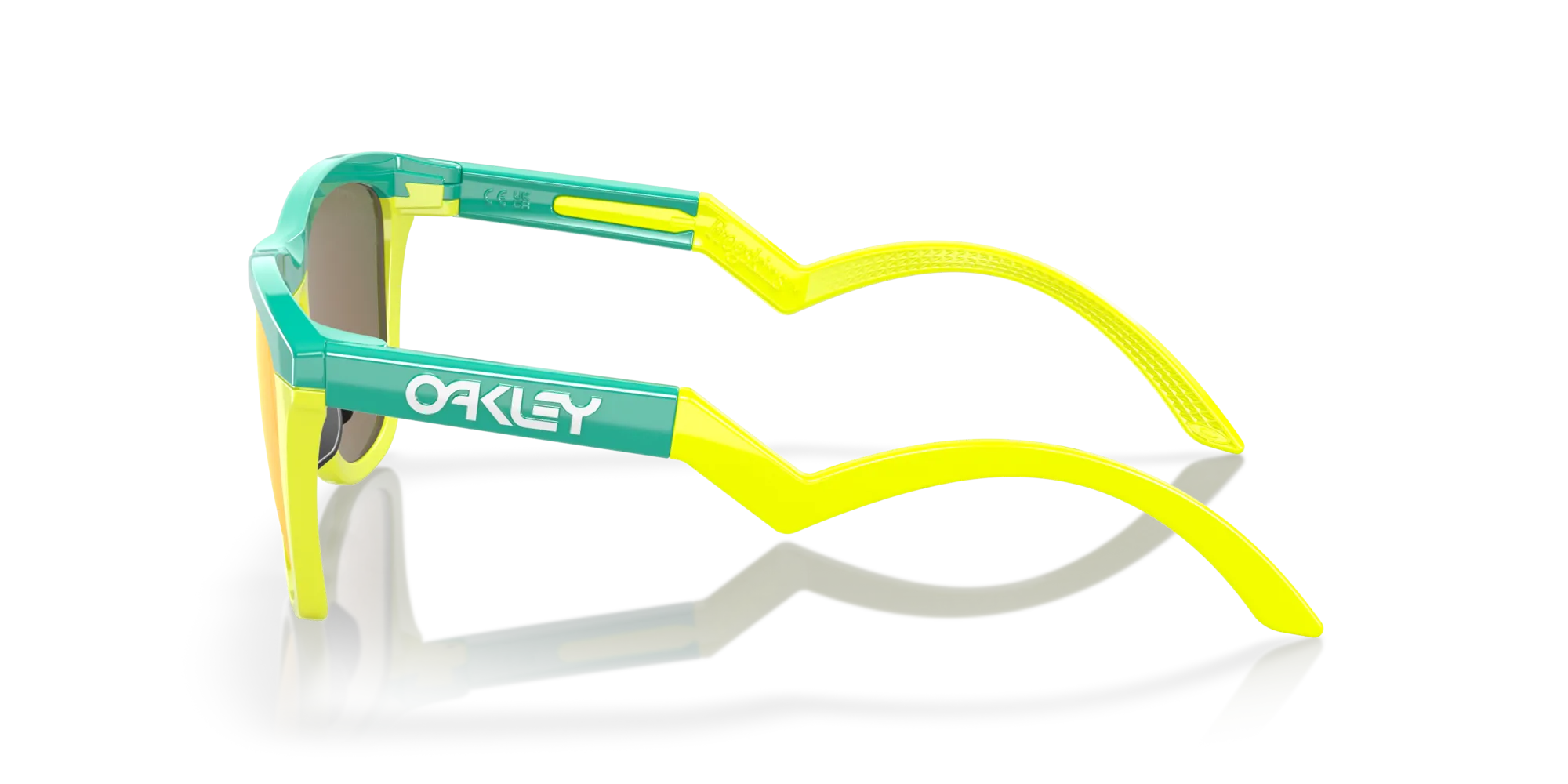 Oakley OO9289 FROGSKINS HYBRID 928902 Occhiali da sole O_Matter Verde Rosso Rotonda Normale Prizm - immagine 4
