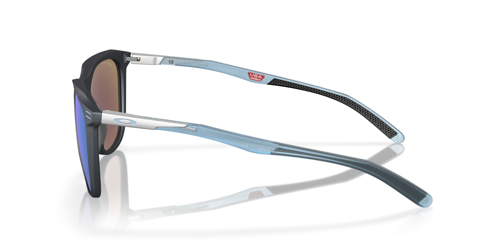 Oakley OO9286 THURSO 928607 Occhiali da sole O_Matter Grigio Blu Squadrata Normale Prizm - immagine 4