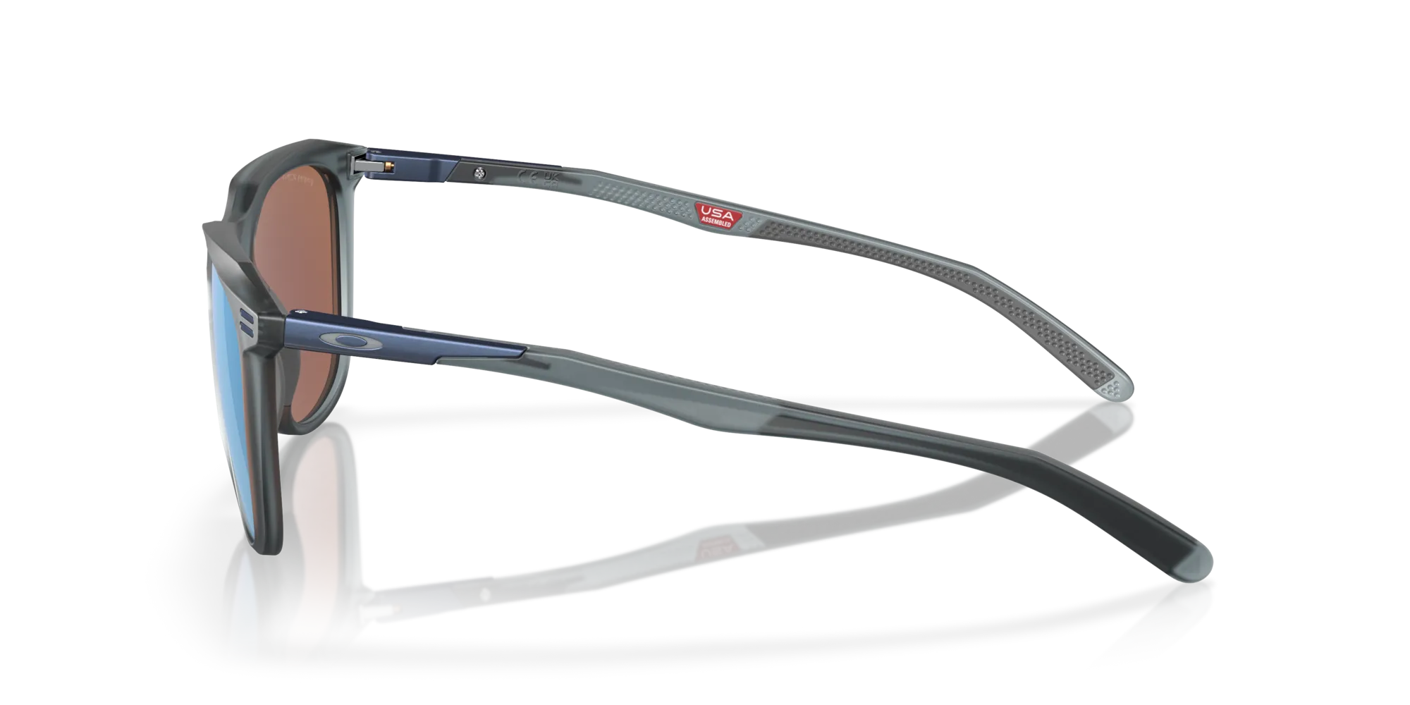 Oakley OO9286 THURSO 928605 Occhiali da sole O_Matter Grigio Blu Squadrata Polarizzata Prizm - immagine 4
