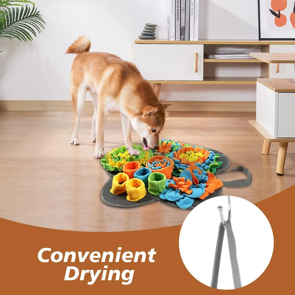 OSDUE Tappeto Olfattivo Cane 57cm Lavabile Sniffing Mat Con Cordino - immagine 7
