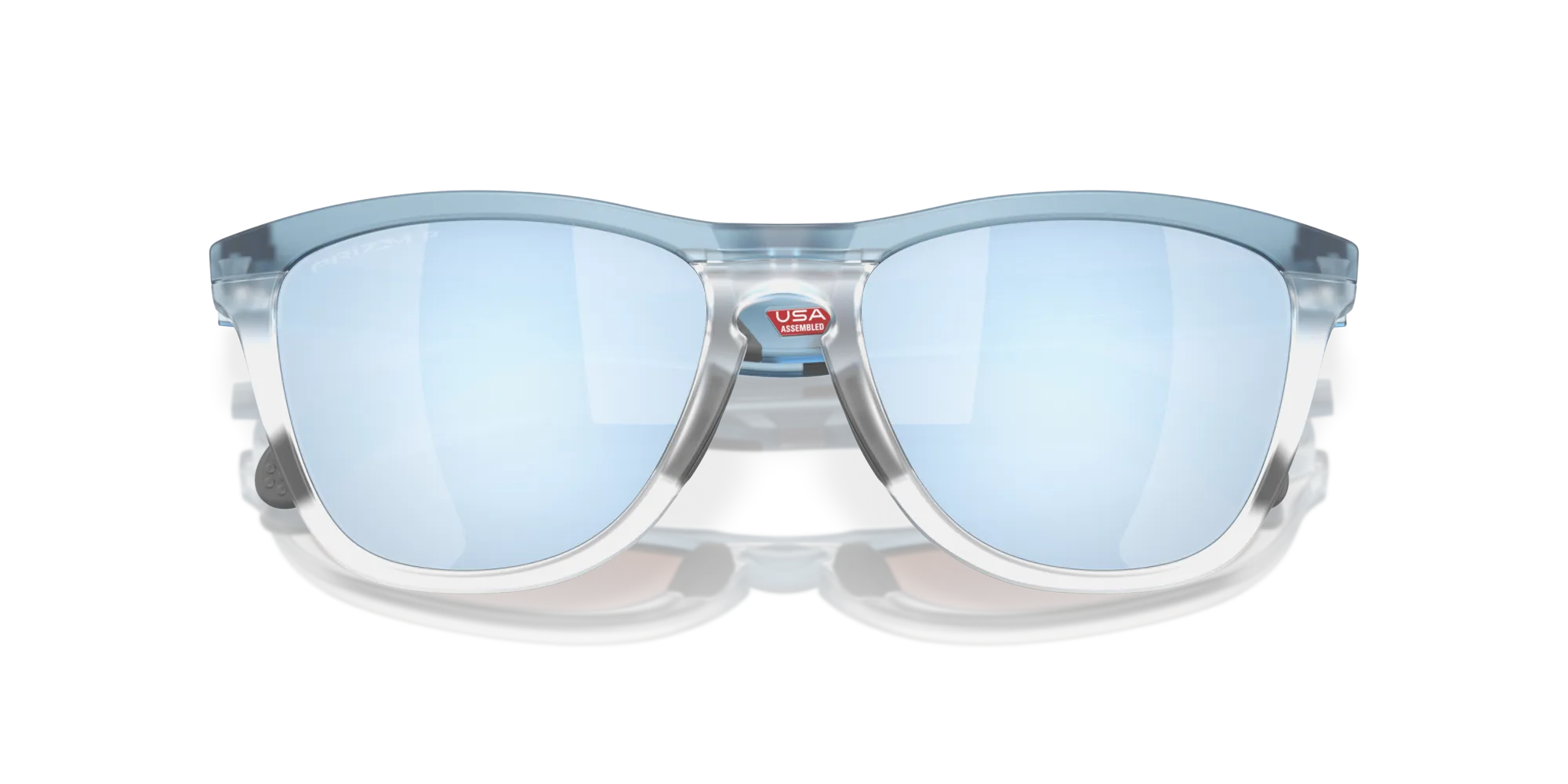 Oakley OO9284 FROGSKINS RANGE 928409 Occhiali da sole O_Matter Grigio Blu Rotonda Polarizzata Prizm - immagine 2