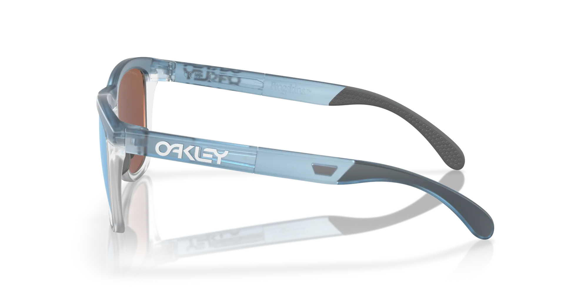 Oakley OO9284 FROGSKINS RANGE 928409 Occhiali da sole O_Matter Grigio Blu Rotonda Polarizzata Prizm - immagine 4