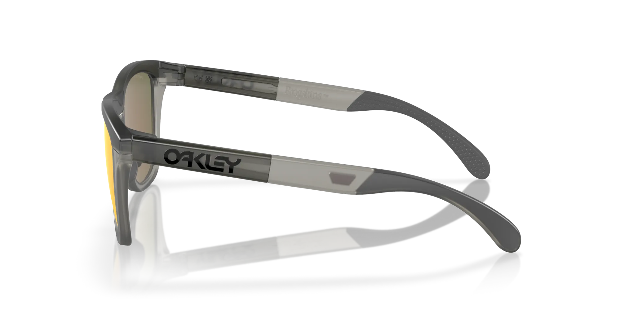 Oakley OO9284 FROGSKINS RANGE 928401 Occhiali da sole O_Matter Grigio Rosso Rotonda Normale Prizm - immagine 4