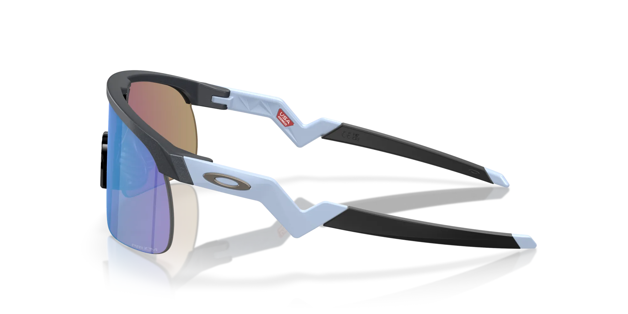 Oakley OJ9010 RESISTOR 901016 Occhiali da sole O_Matter Grigio Blu Maschera Normale Prizm - immagine 4
