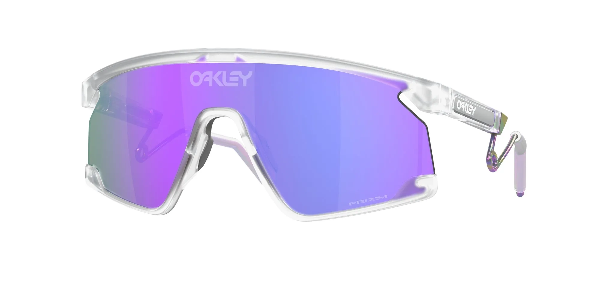 Oakley OO9237 BXTR METAL 923702 Occhiali da sole O_Matter Trasparente Viola Maschera Normale Prizm - immagine 1