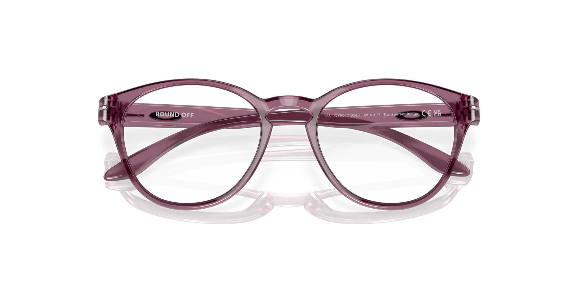 Oakley OY8017 ROUND OFF 801705 Montature da vista O_Matter Viola Rotonda Normale - immagine 2