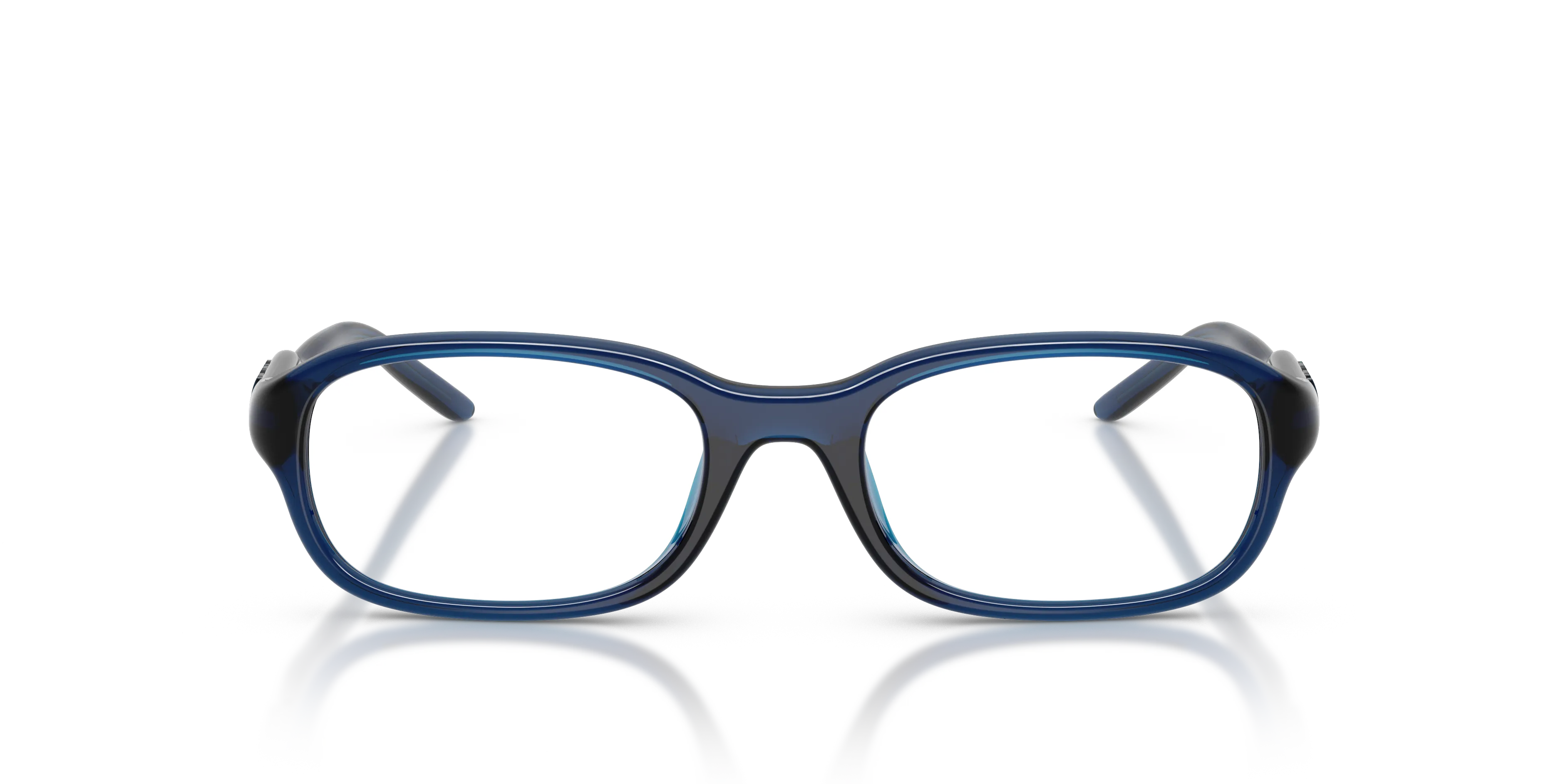 DIESEL DL6015U 2064 Montature da vista Iniettato Blu Trasparente Squadrata Normale - immagine 3