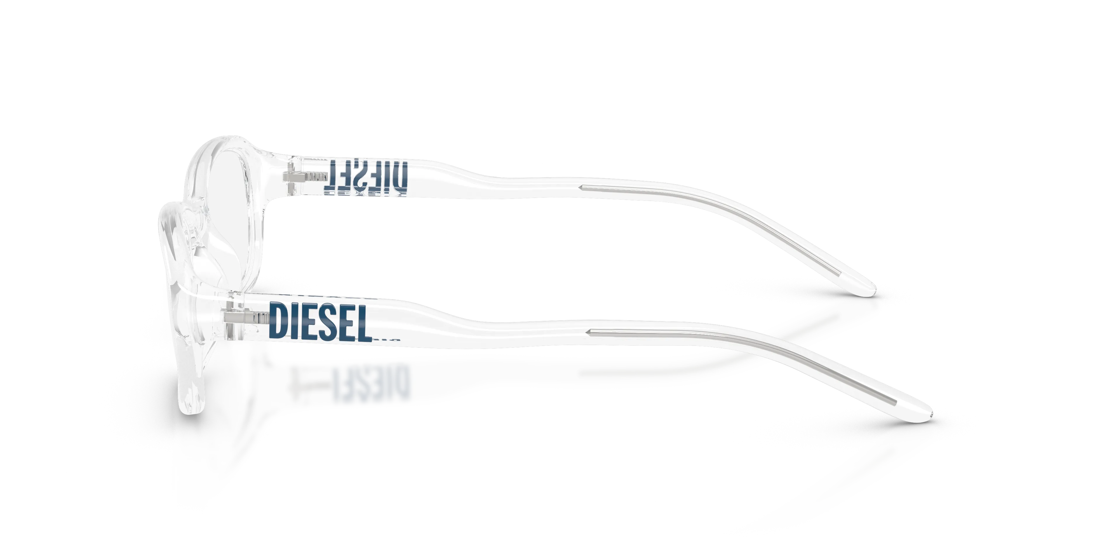 DIESEL DL6015U 2005 Montature da vista Iniettato Trasparente Trasparente Squadrata Normale - immagine 4