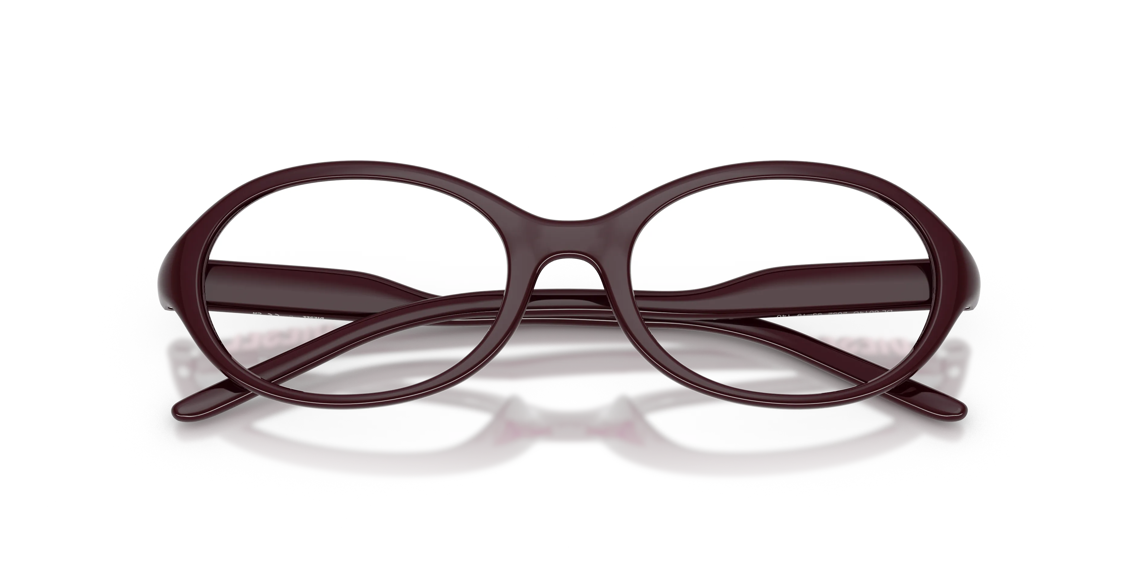 DIESEL DL6014U 2052 Montature da vista Iniettato Rosso Trasparente Rotonda Normale - immagine 2