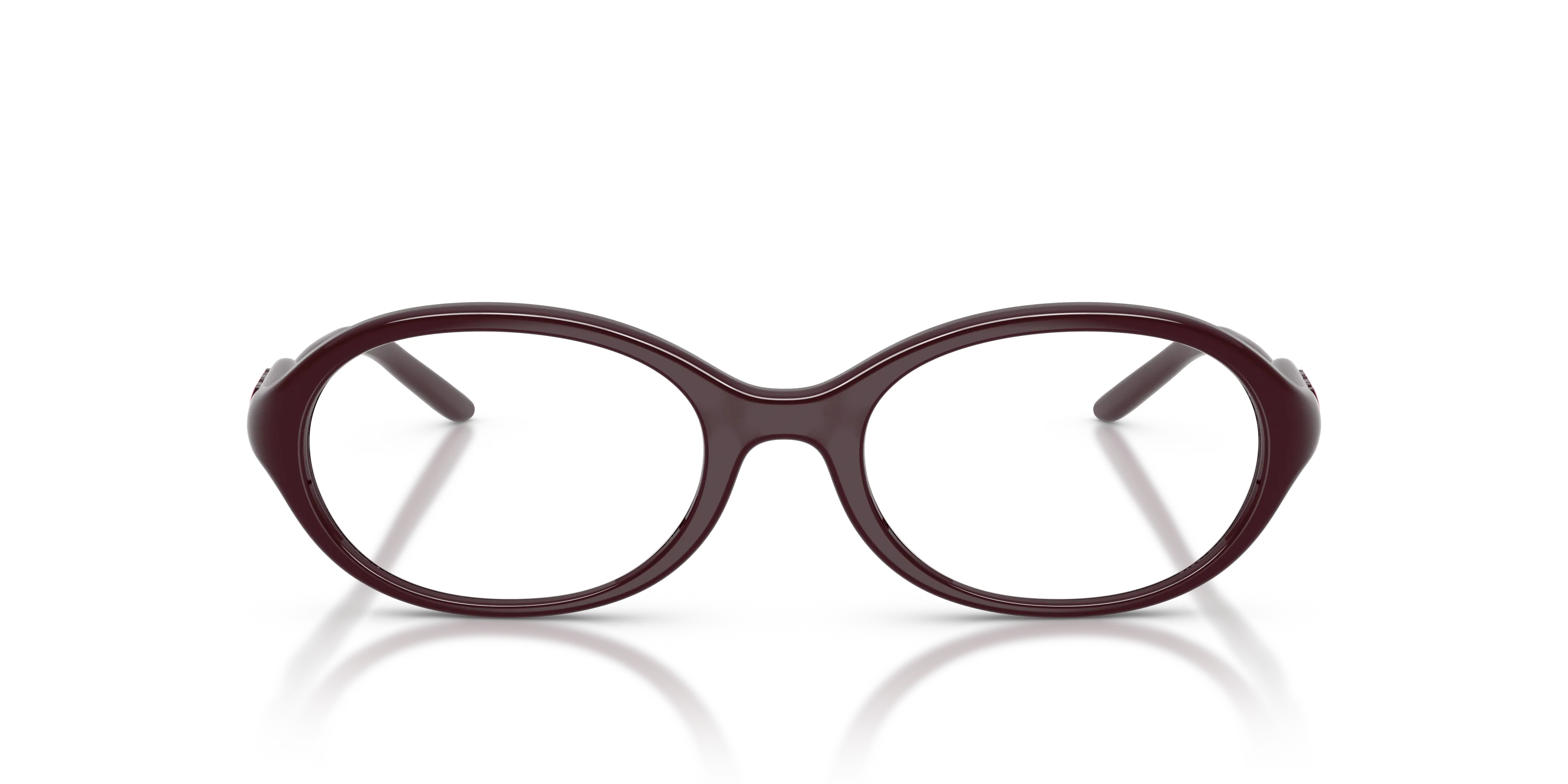 DIESEL DL6014U 2052 Montature da vista Iniettato Rosso Trasparente Rotonda Normale - immagine 3