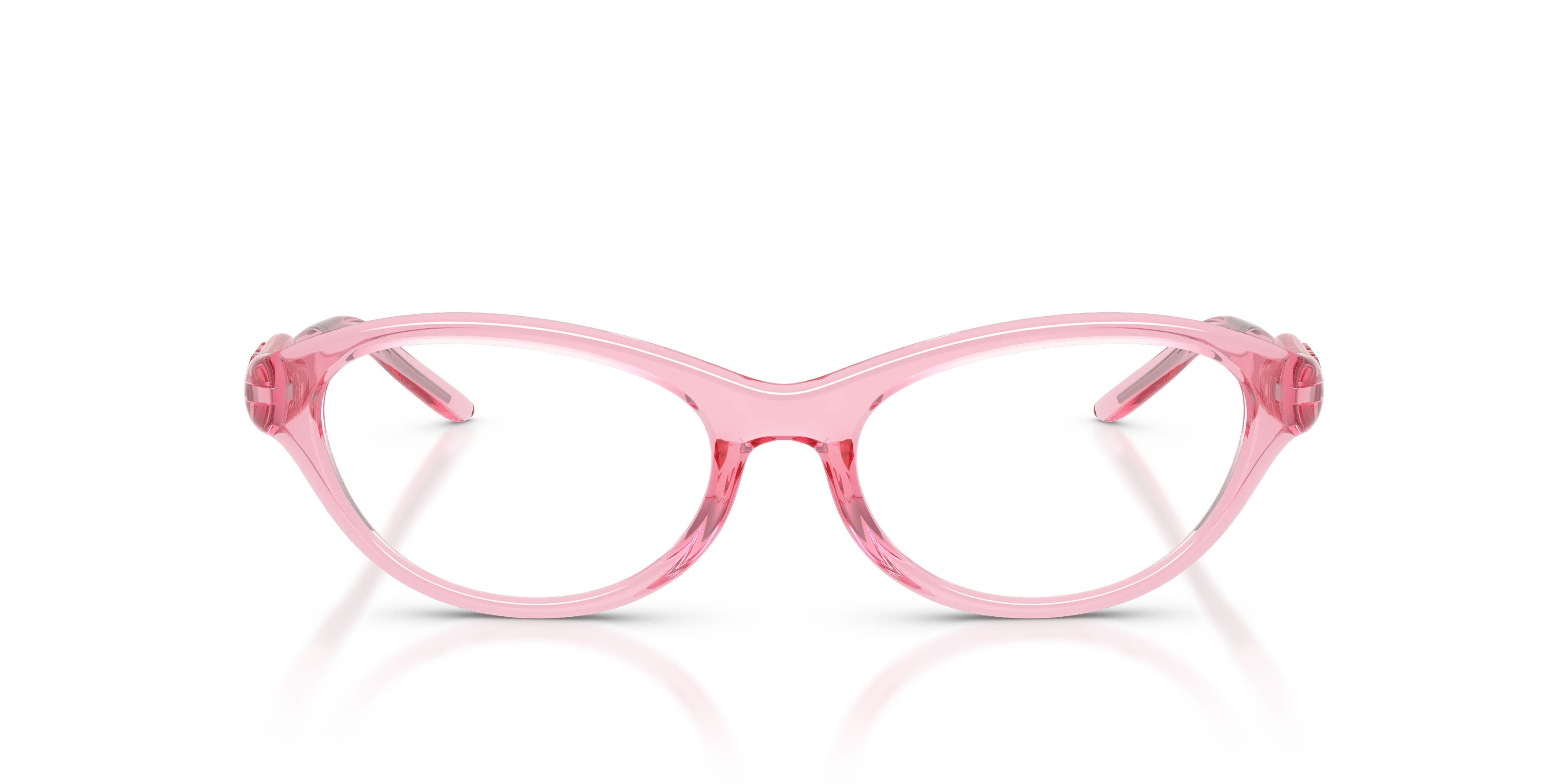DIESEL DL6013U 2063 Montature da vista Iniettato Rosa Trasparente Cat Eye Normale - immagine 3