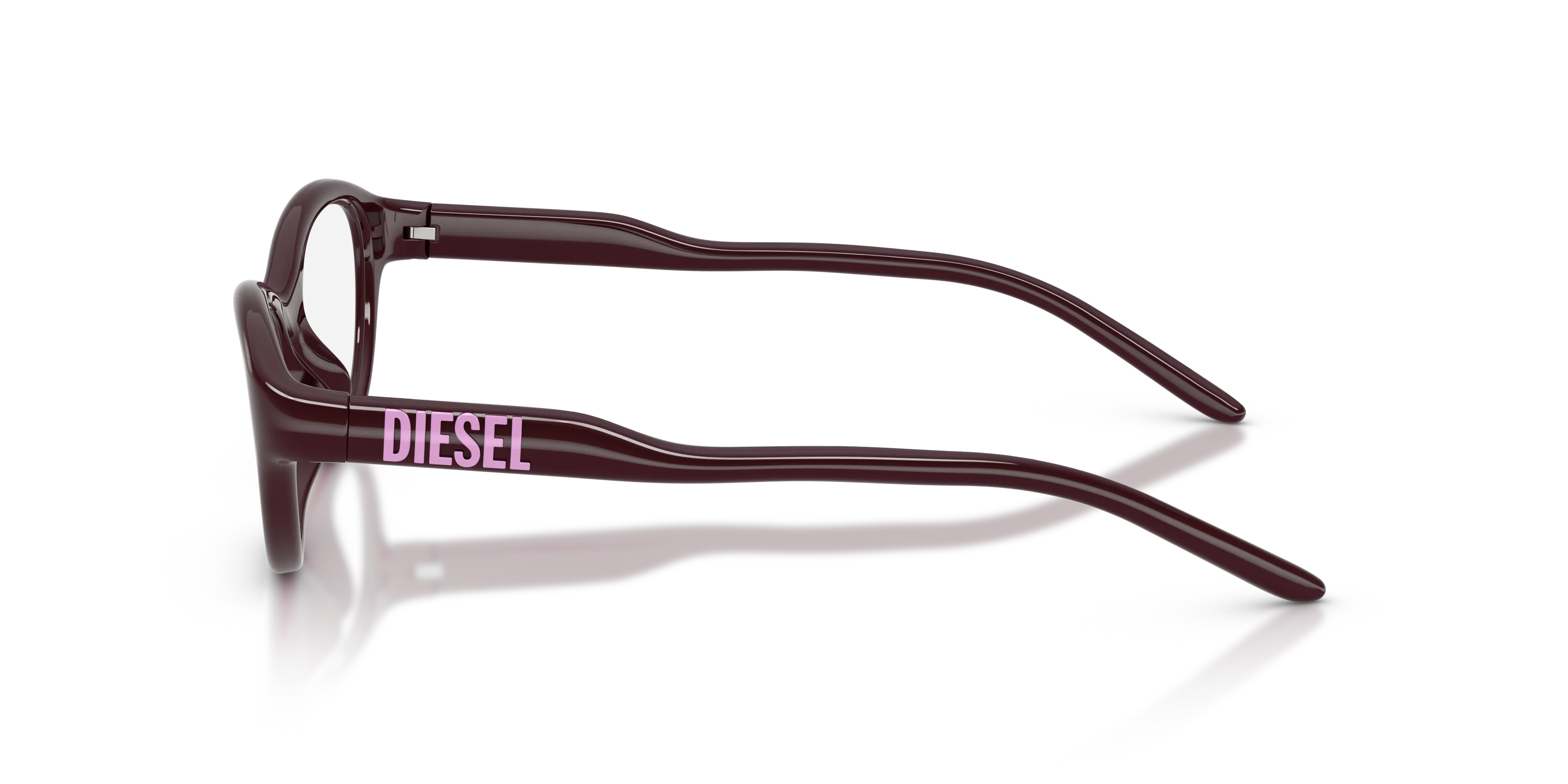 DIESEL DL6013U 2052 Montature da vista Iniettato Rosso Trasparente Cat Eye Normale - immagine 4