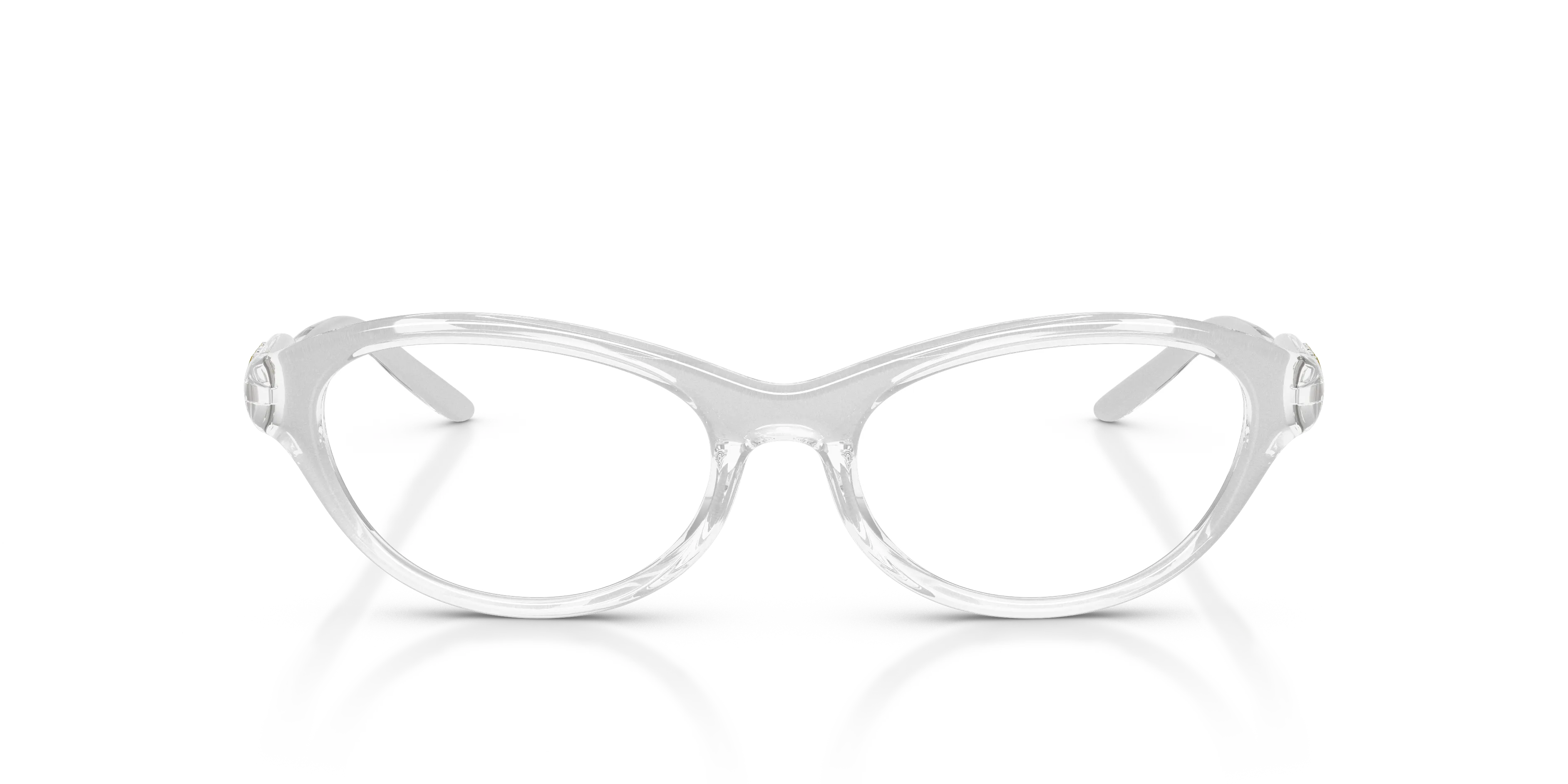 DIESEL DL6013U 2029 Montature da vista Iniettato Argento Trasparente Cat Eye Normale - immagine 3