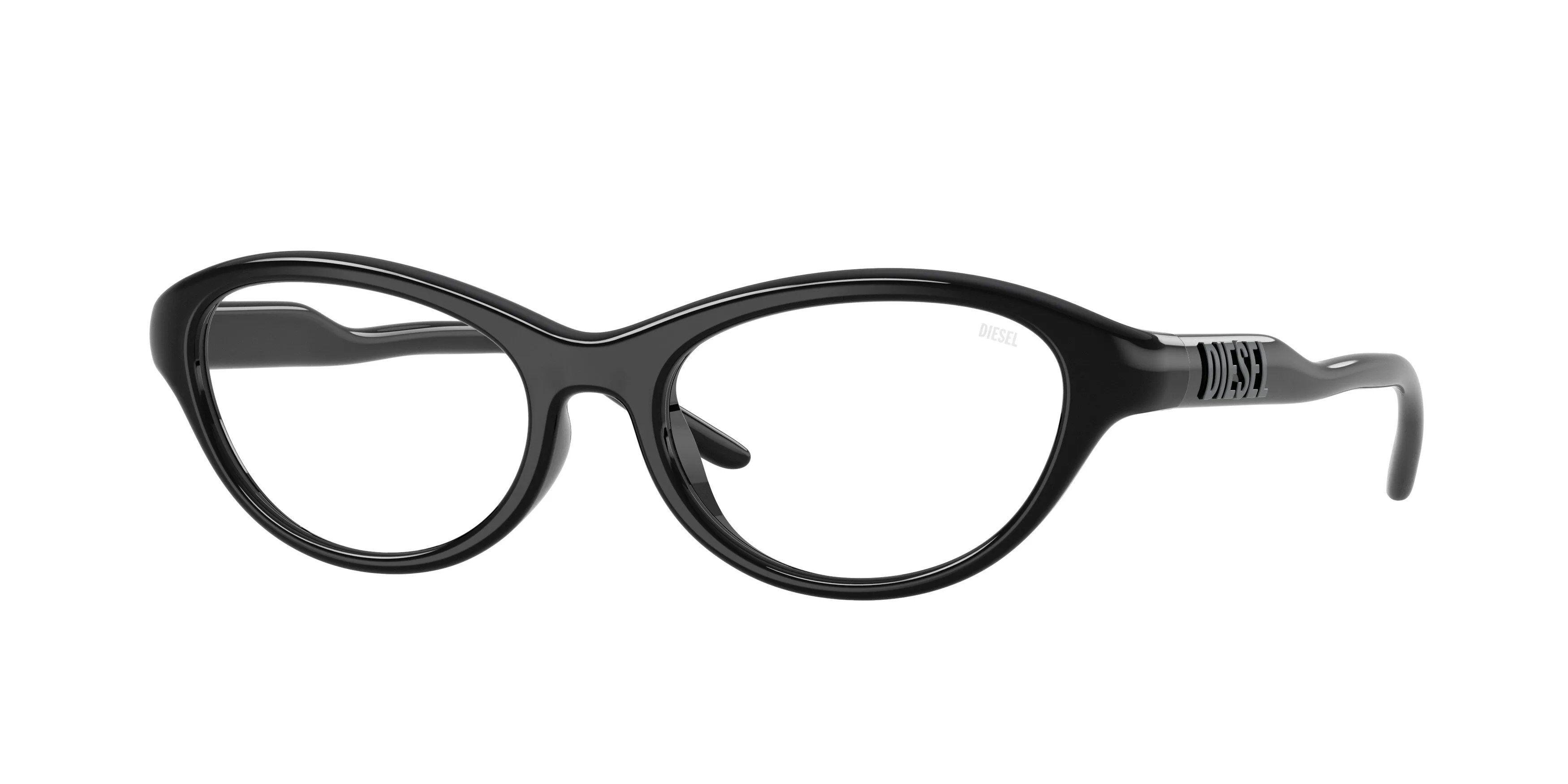 DIESEL DL6013U 2001 Montature da vista Iniettato Nero Trasparente Cat Eye Normale - immagine 1