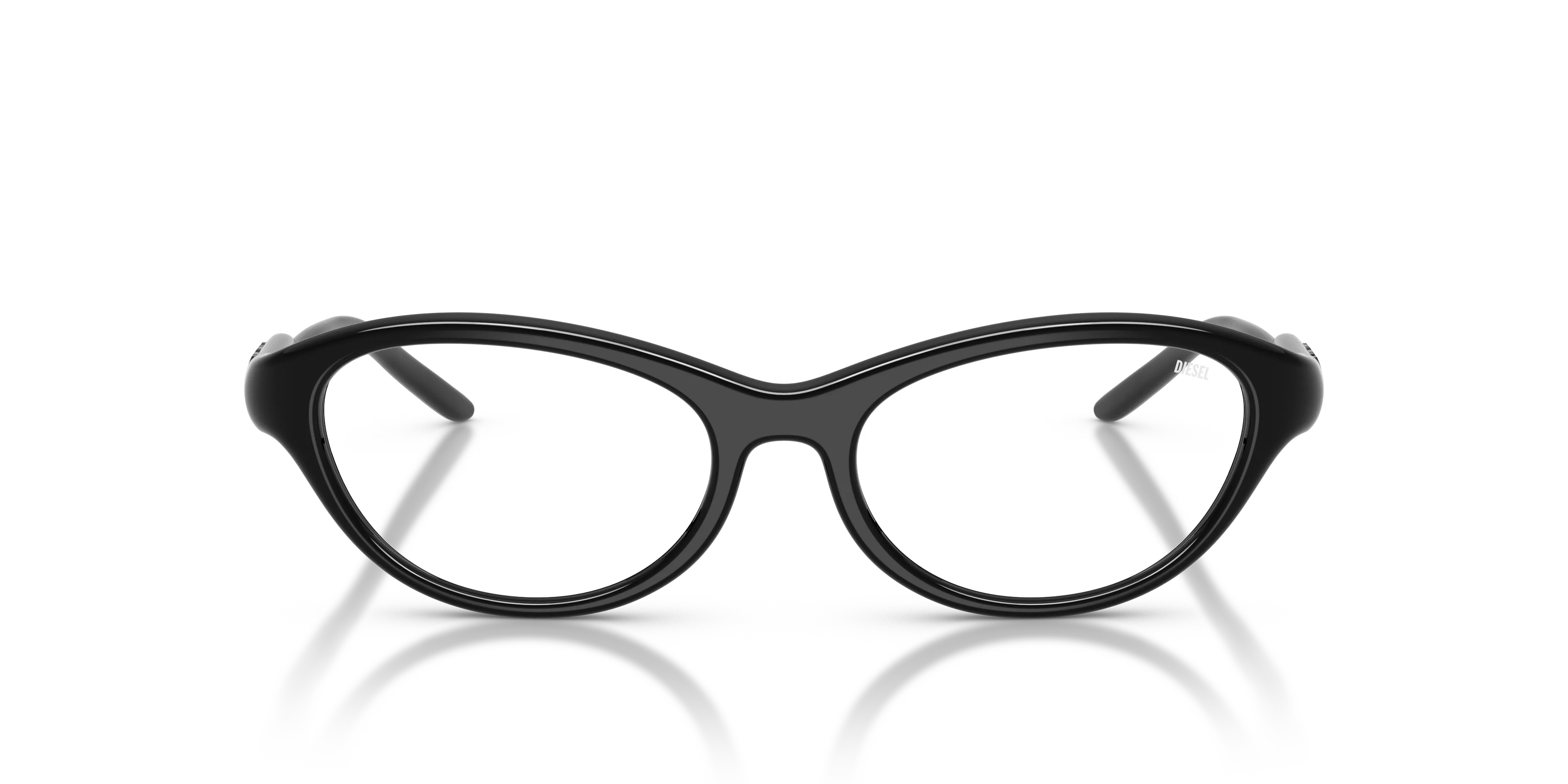 DIESEL DL6013U 2001 Montature da vista Iniettato Nero Trasparente Cat Eye Normale - immagine 3