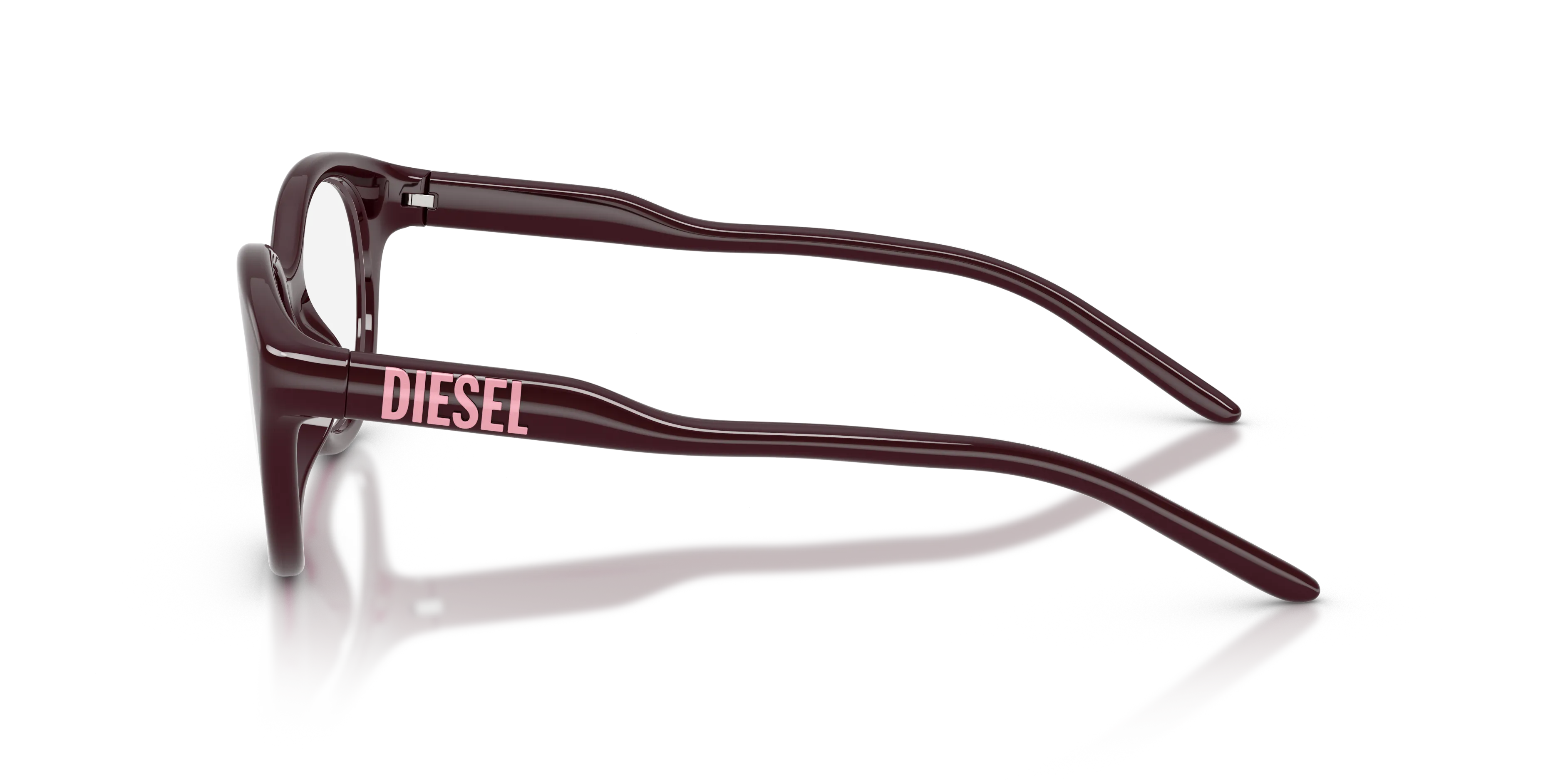 DIESEL DL6011U 2052 Montature da vista Iniettato Rosso Trasparente Pantos Normale - immagine 4