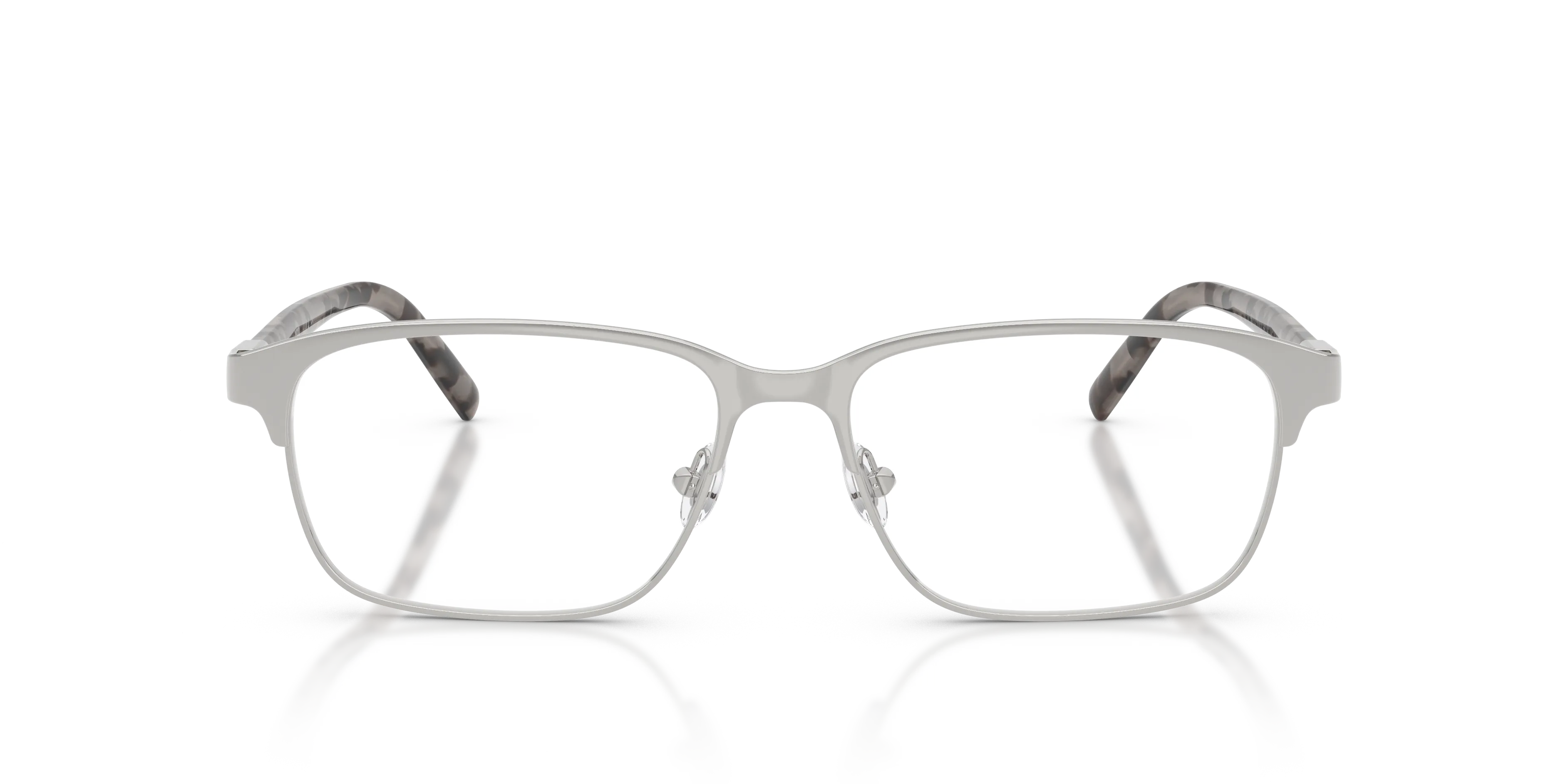 DIESEL DL5014 1001 Montature da vista Metallo Argento Trasparente Squadrata Normale - immagine 3