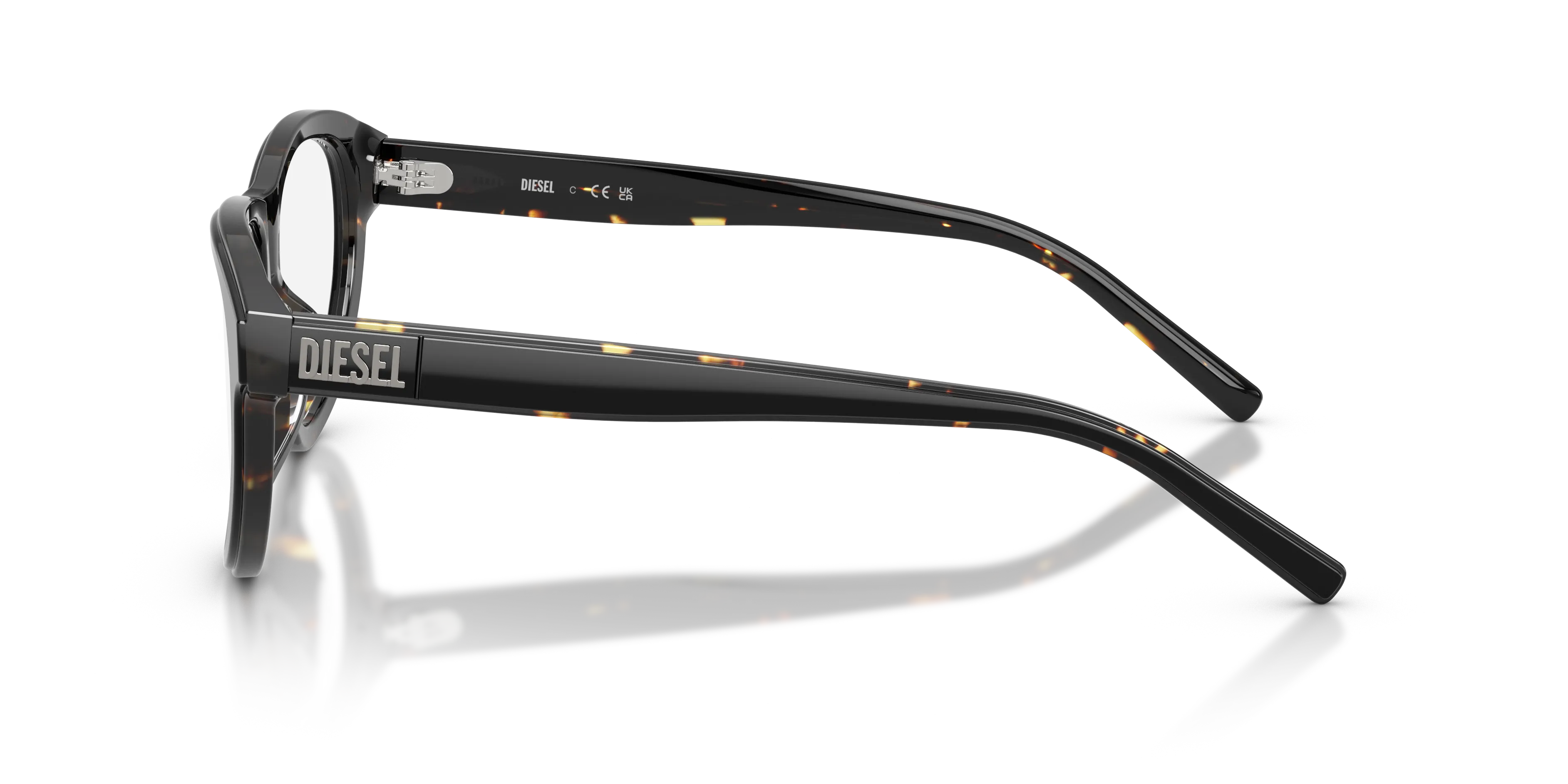 DIESEL DL4031U 2071 Montature da vista Acetato Nero Trasparente Pilot Normale - immagine 4