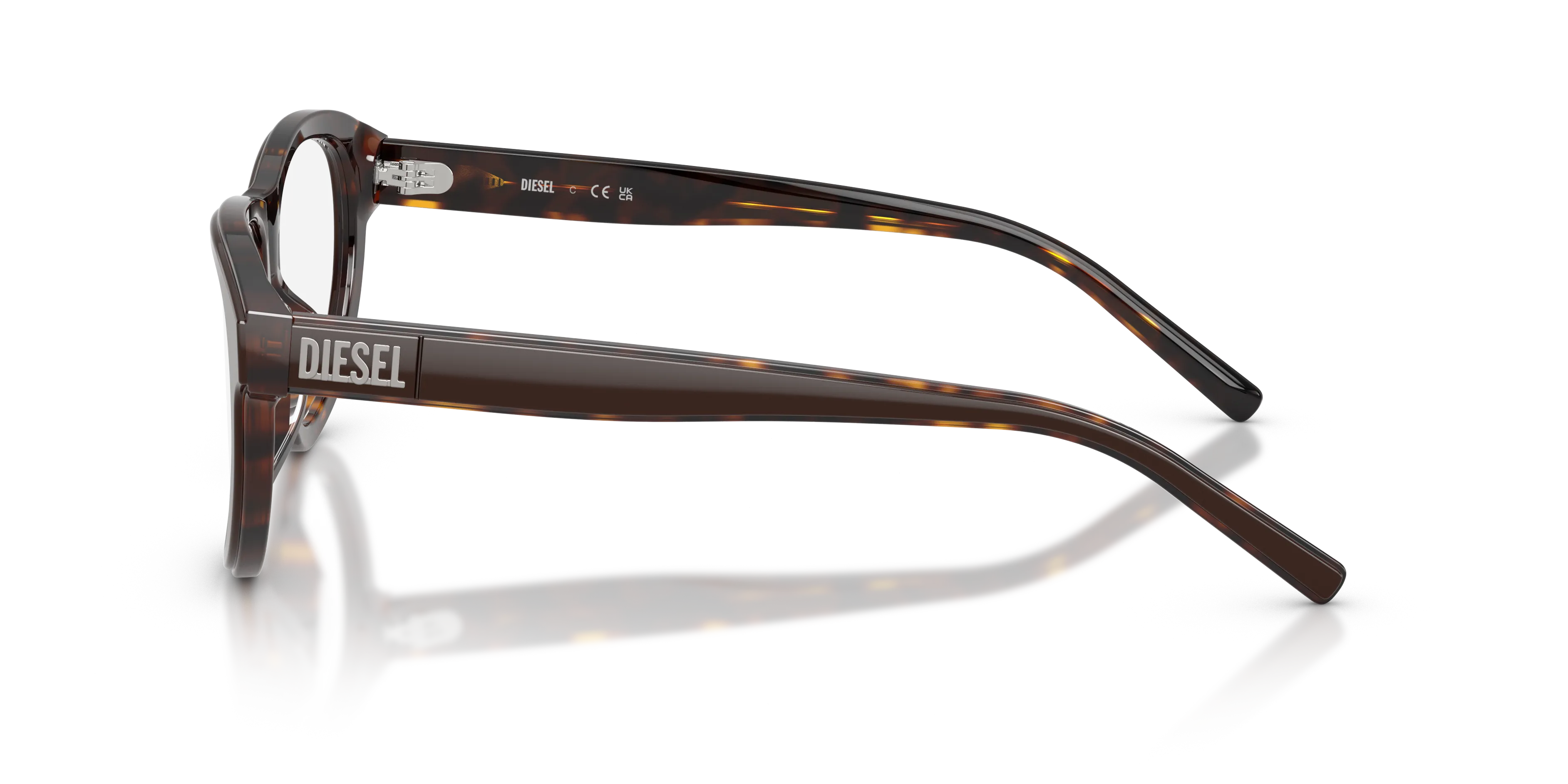 DIESEL DL4031U 2069 Montature da vista Acetato Marrone Trasparente Pilot Normale - immagine 4