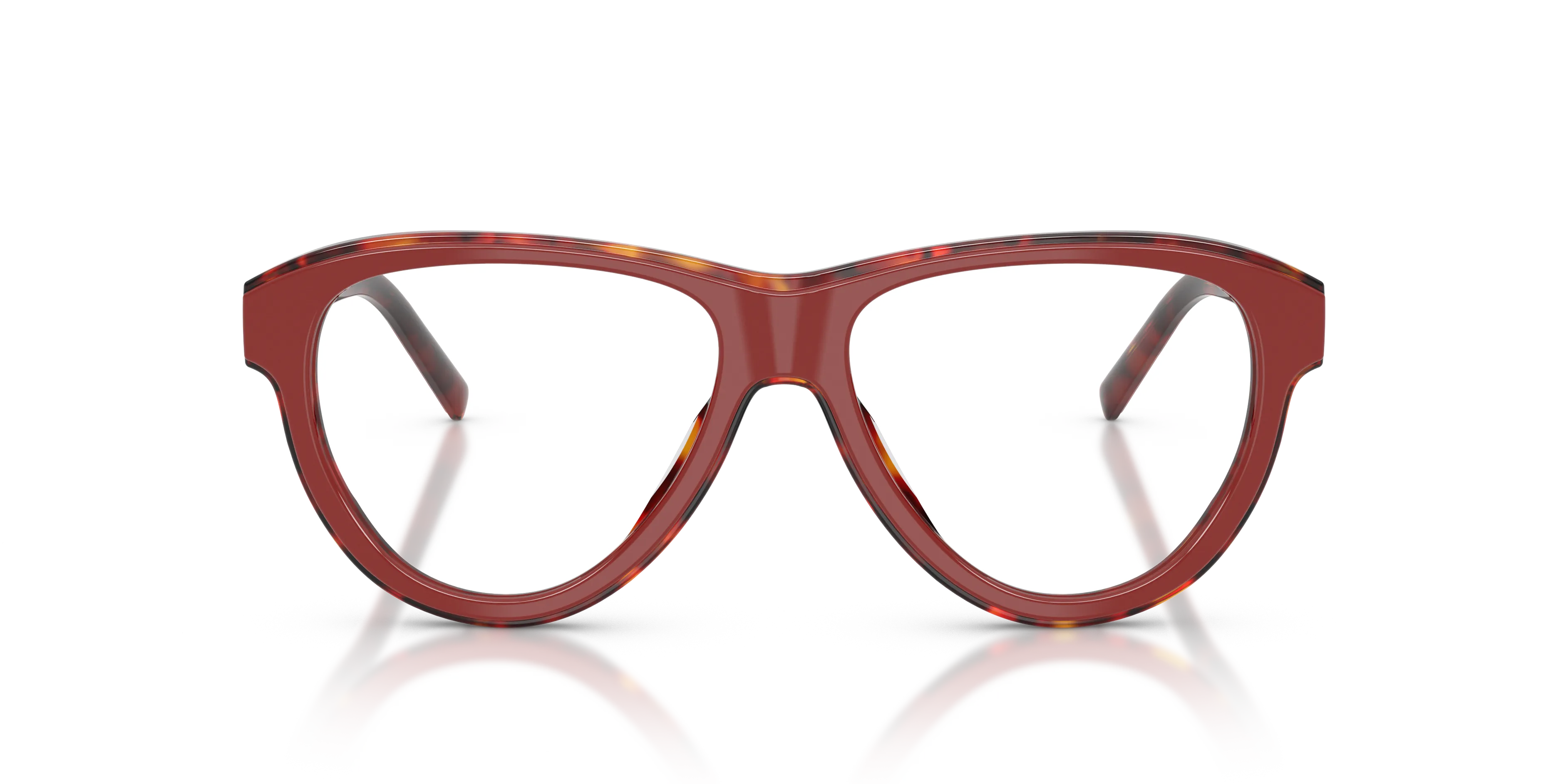 DIESEL DL4031U 2065 Montature da vista Acetato Rosso Trasparente Pilot Normale - immagine 3